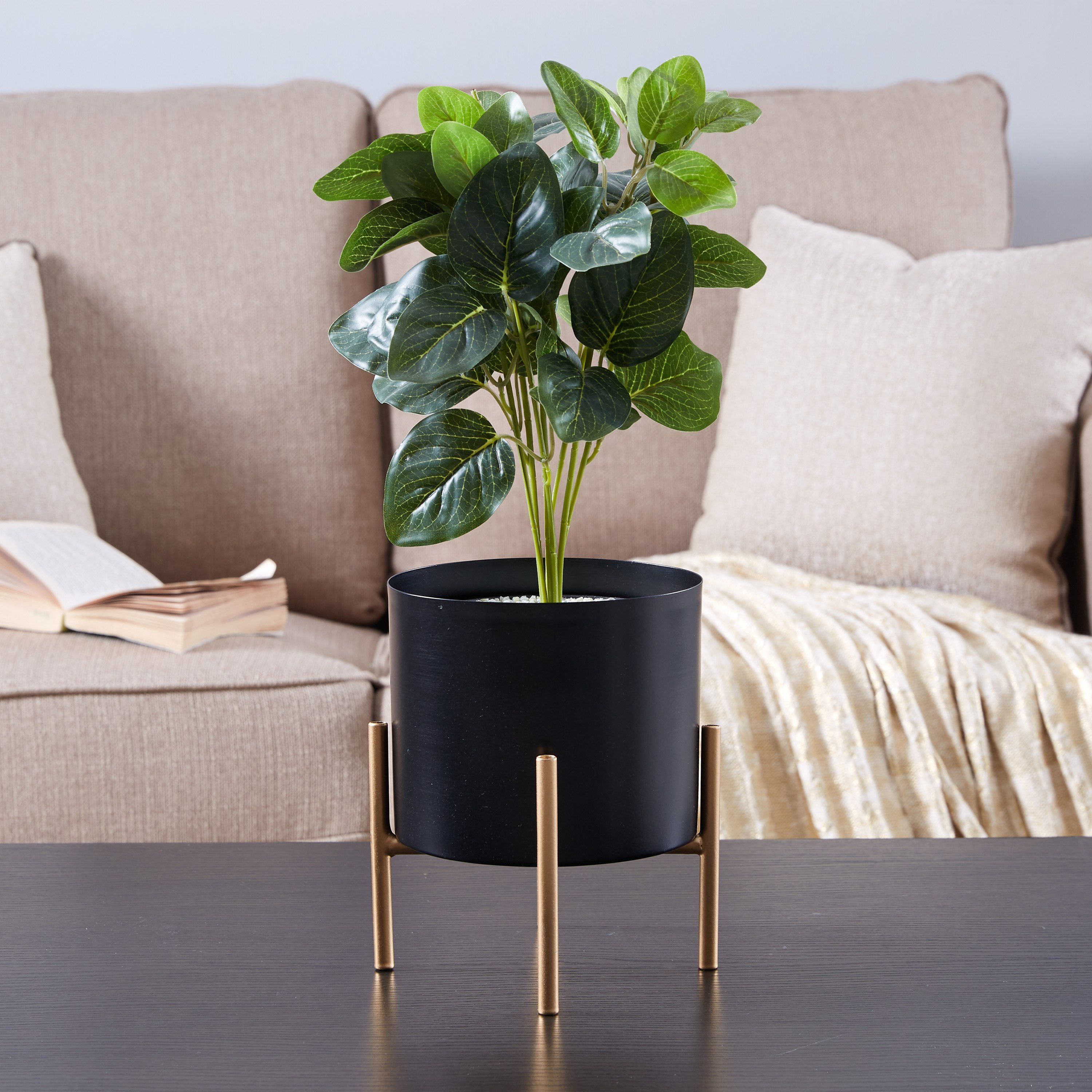 إصيص زرع معدني من زينيا-hbxdecorandfurnishings-homeaccessories-artificialflowersandplants-image-3