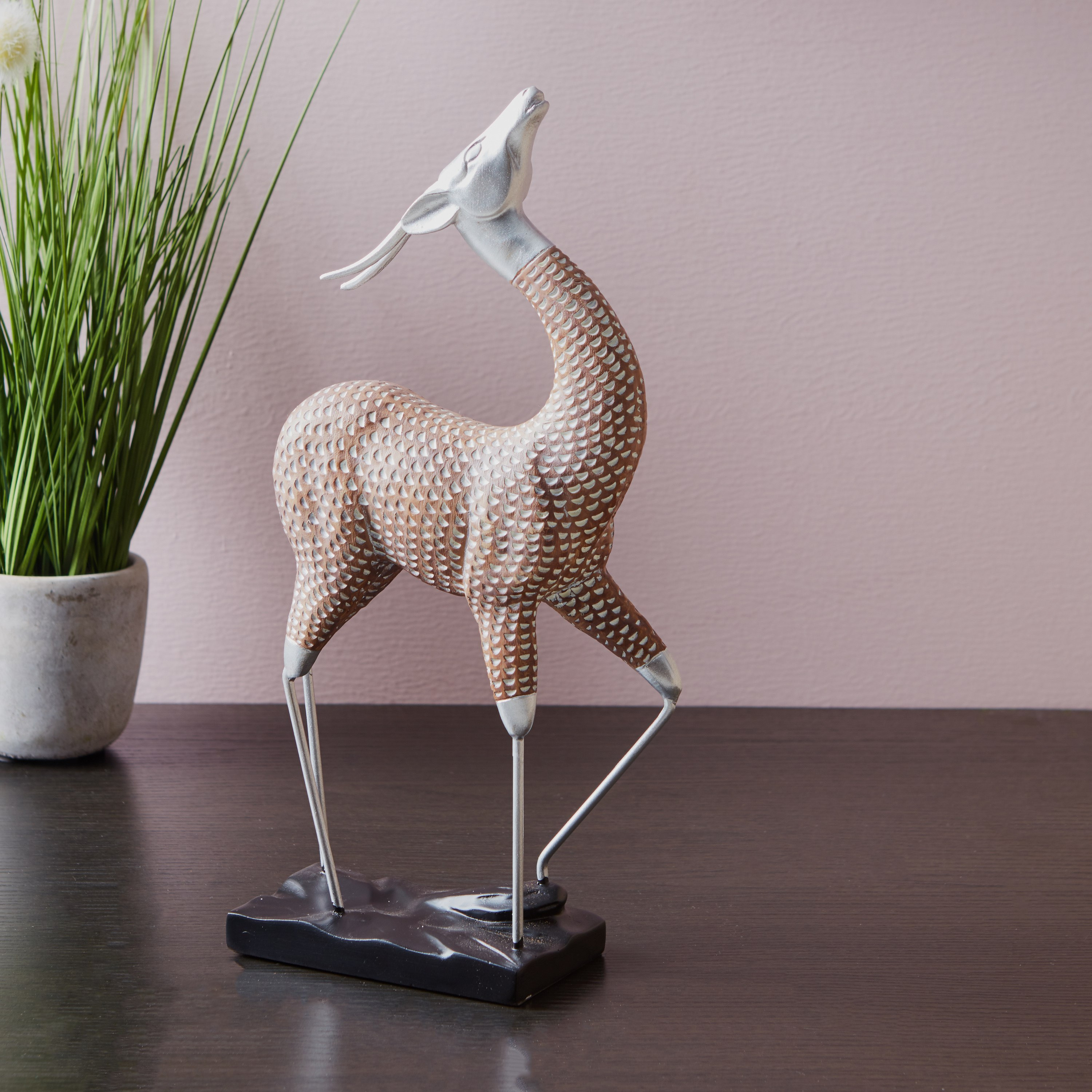 تمثال بارز الملمس شكل ظبي-hbxhomeware-homedecor-figurinesandornaments-image-1