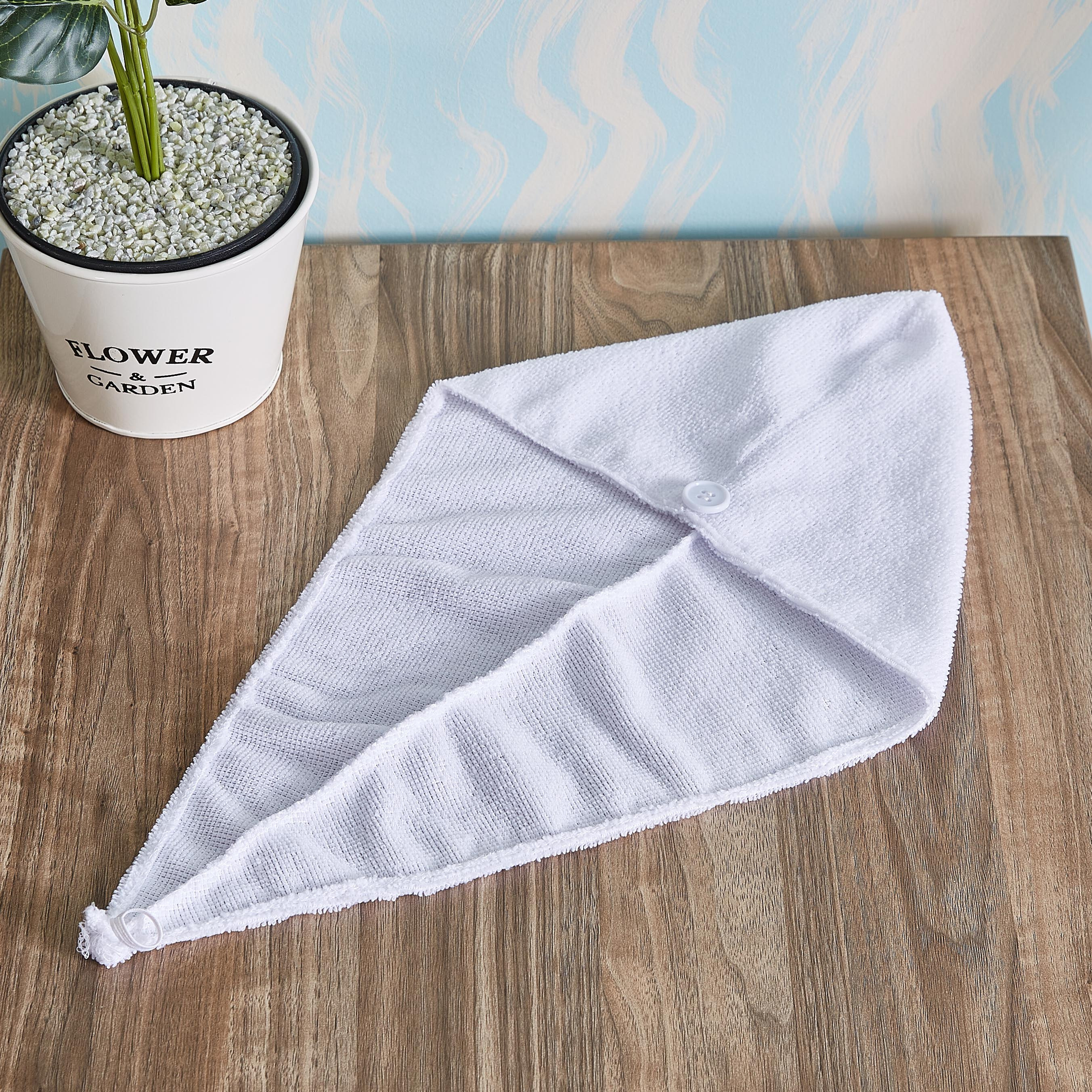 Cotton Hair Turban - 22x52 cm-hbxbathroom-bathroomtextiles-image-1