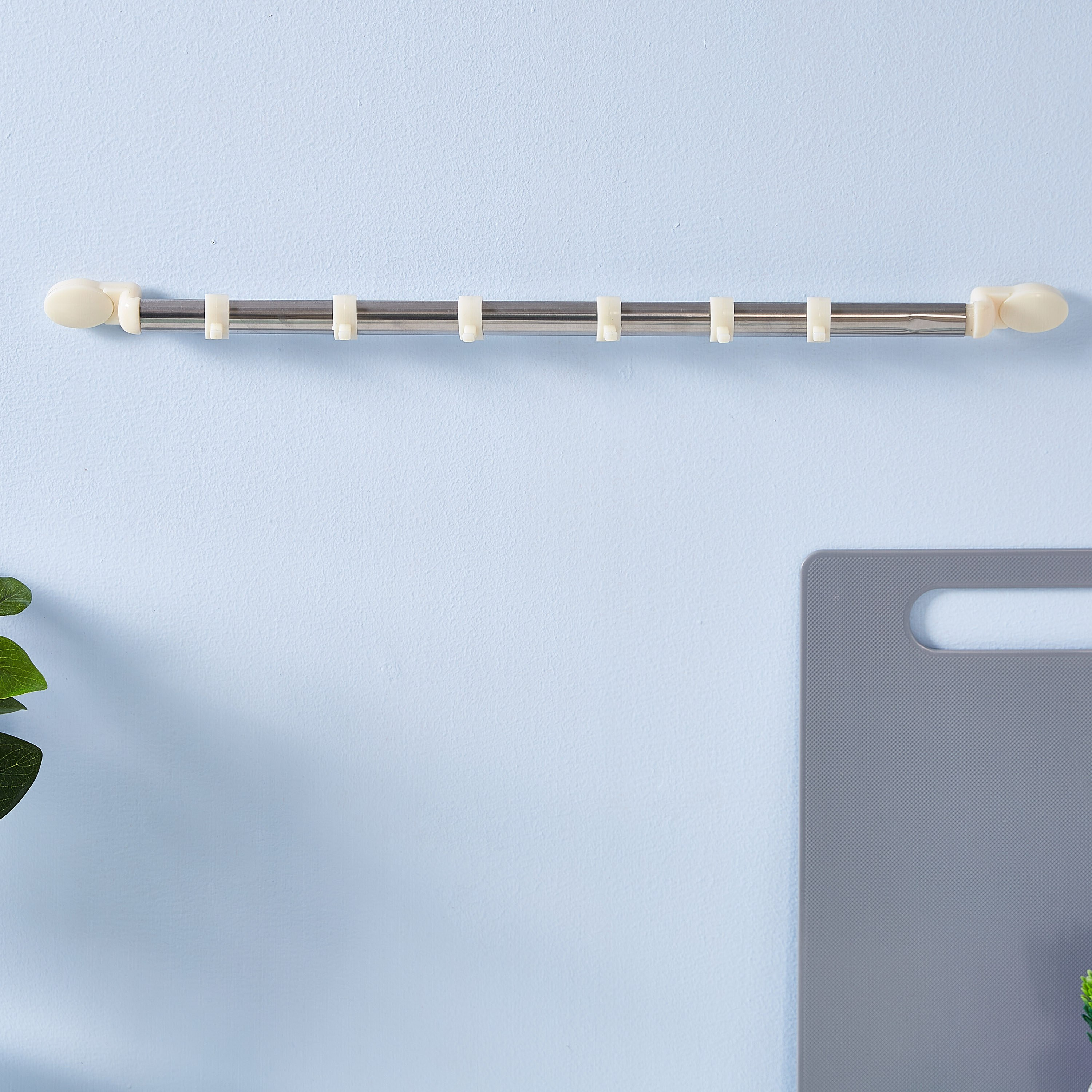 Kitchen Organiser Rod with 6 Hooks-hbxhomeware-hbxkitchen-image-1