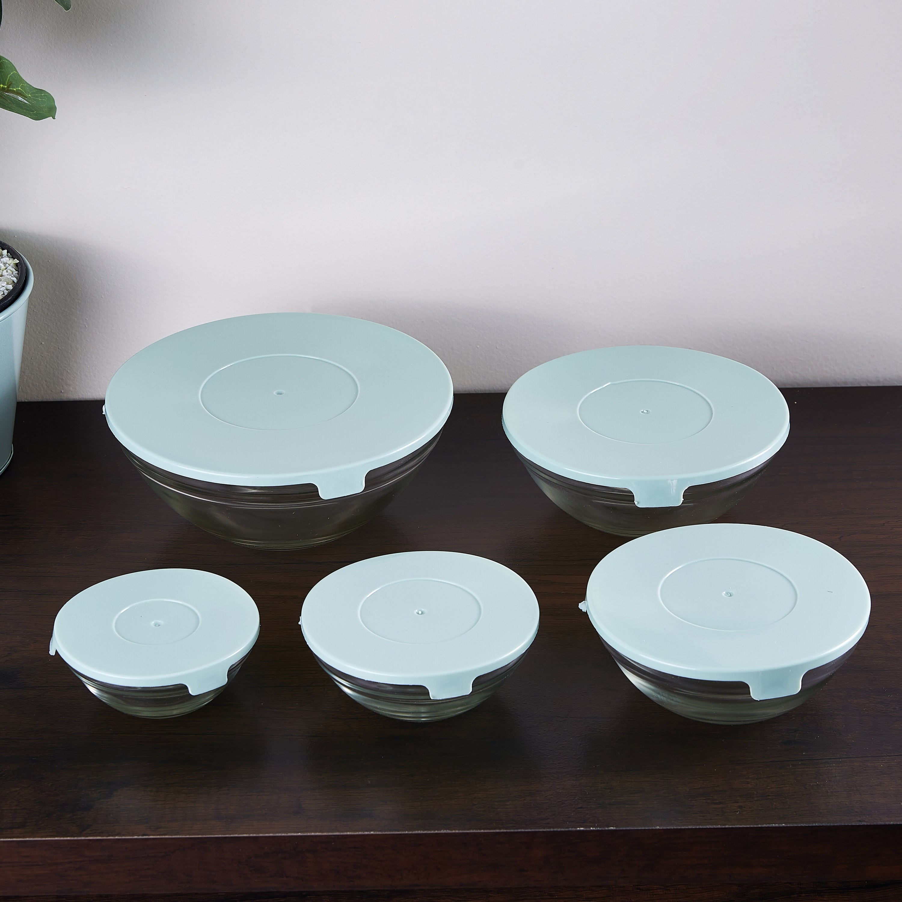 طقم وعاء زجاجي بغطاء 5 قطع من برايم-hbxdecorandfurnishings-tabletop-serveware-image-2