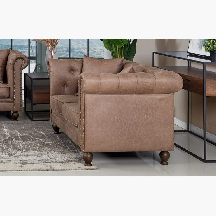كنبة قماشية بمظهر جلدي مقعدين ووسادتين من صوفيا-hbxlivingroom-sofasandarmchairs-sofas-image-2