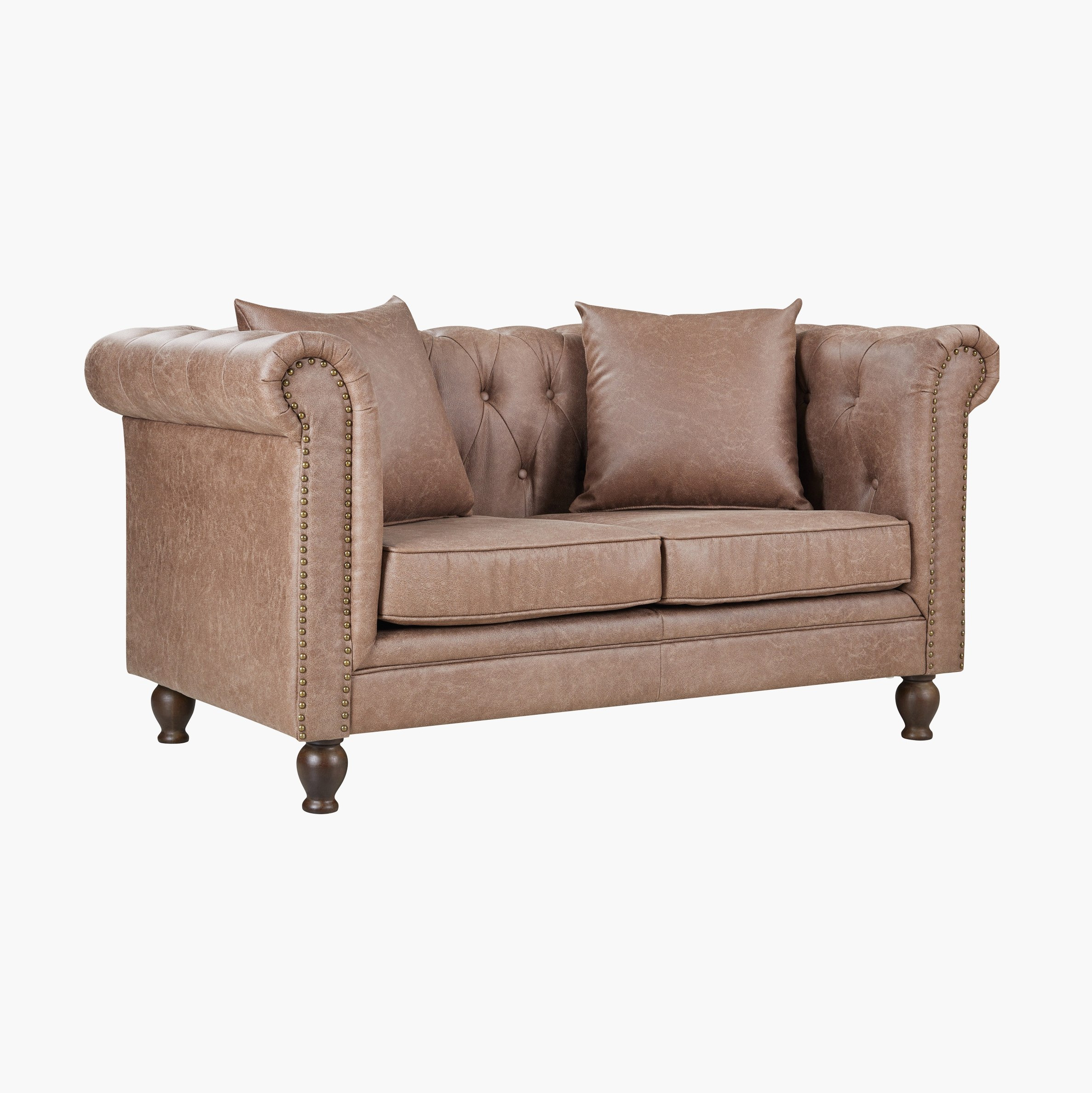 كنبة قماشية بمظهر جلدي مقعدين ووسادتين من صوفيا-hbxlivingroom-sofasandarmchairs-sofas-image-4