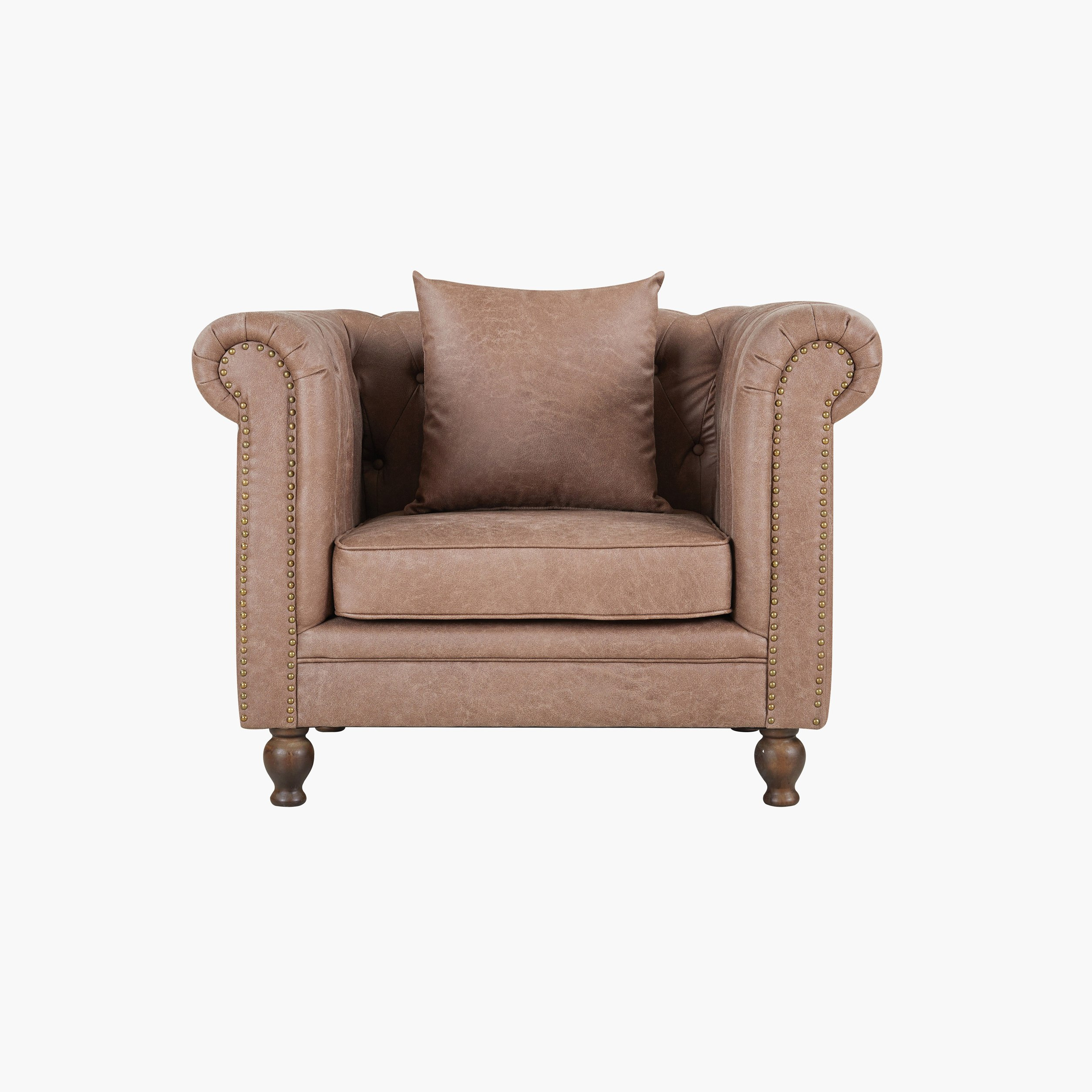 كنبة مقعد واحد قماش بحلّة جلدية مع وسادة من صوفيا-hbxlivingroom-sofasandarmchairs-sofas-image-1