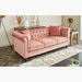 Sofia 3-Seater Tufted Velvet Sofa with 2 Cushions-Sofas-thumbnailMobile-1