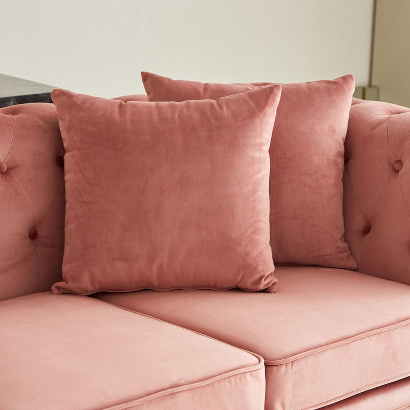Sofia 3-Seater Tufted Velvet Sofa with 2 Cushions-Sofas-image-3