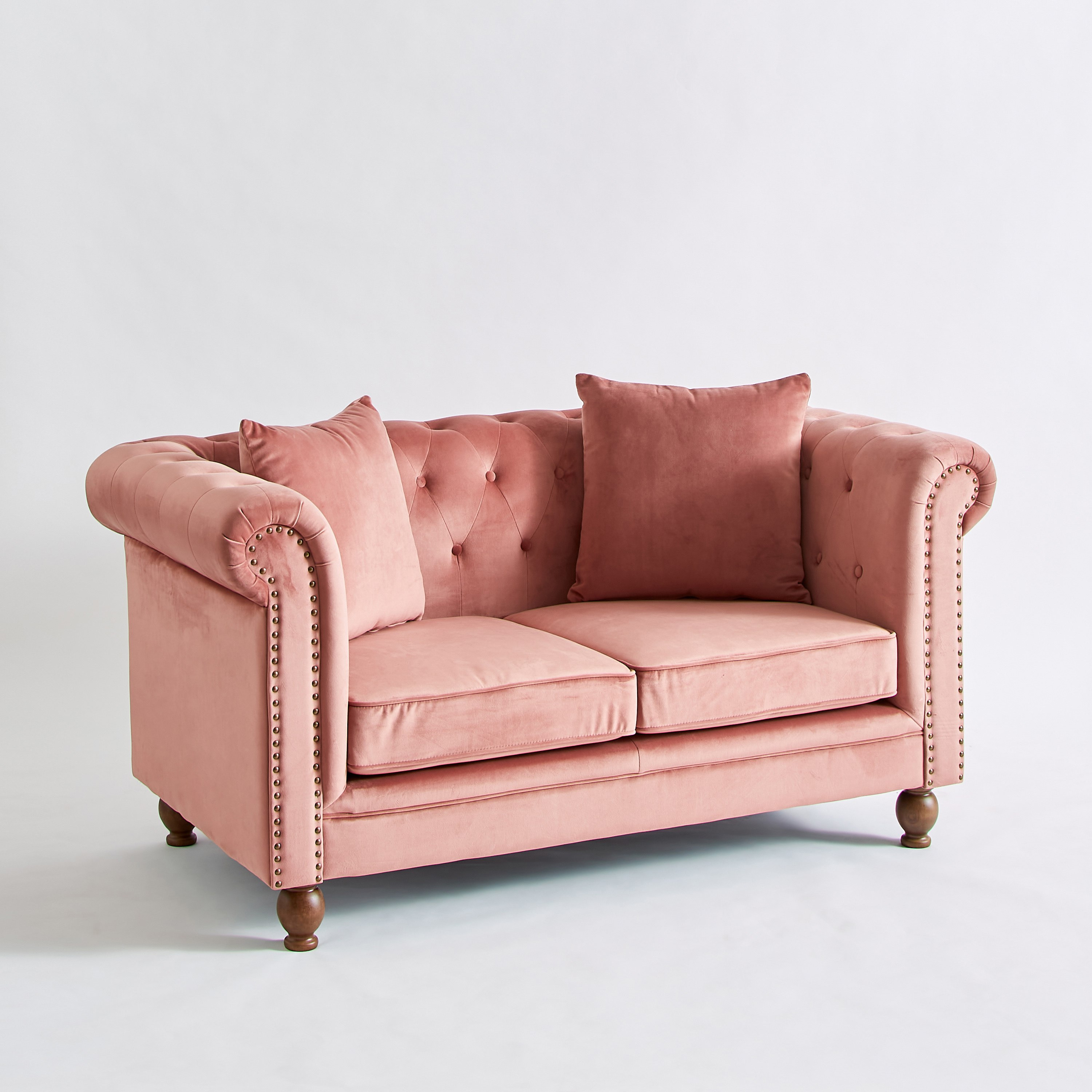 كنبة مخمل معنقدة مقعدين مع وسادتين من صوفيا-hbxlivingroom-sofasandarmchairs-sofas-image-7