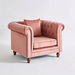 Sofia Tufted Velvet Armchair with Cushion-Sofas-thumbnail-6