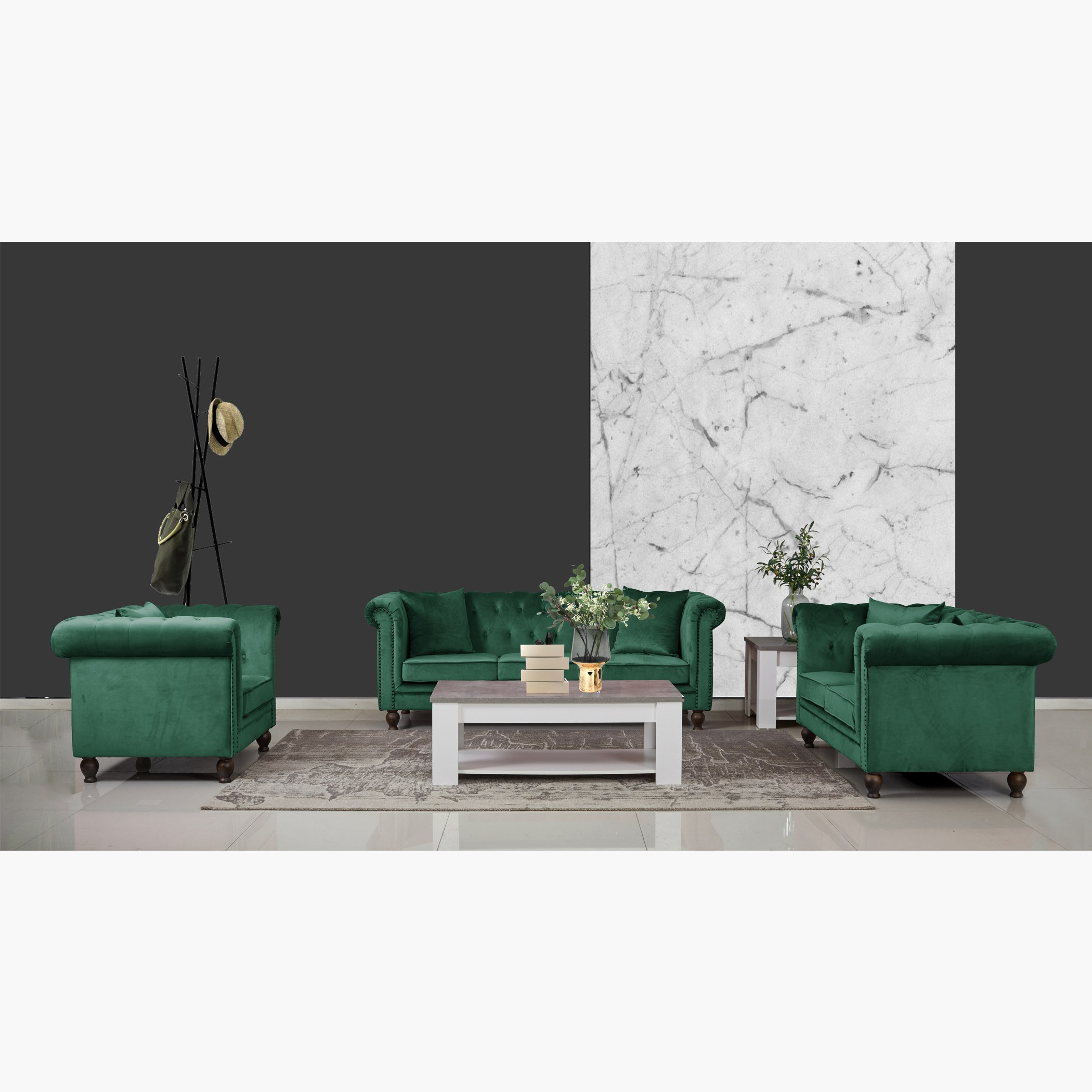 كنبة مخمليّة معنقدة مقعدين مع وسادتين من صوفيا-hbxlivingroom-sofasandarmchairs-sofas-image-6
