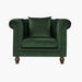 Sofia 1-Seater Tufted Velvet Armchair with Cushion-Sofas-thumbnail-0