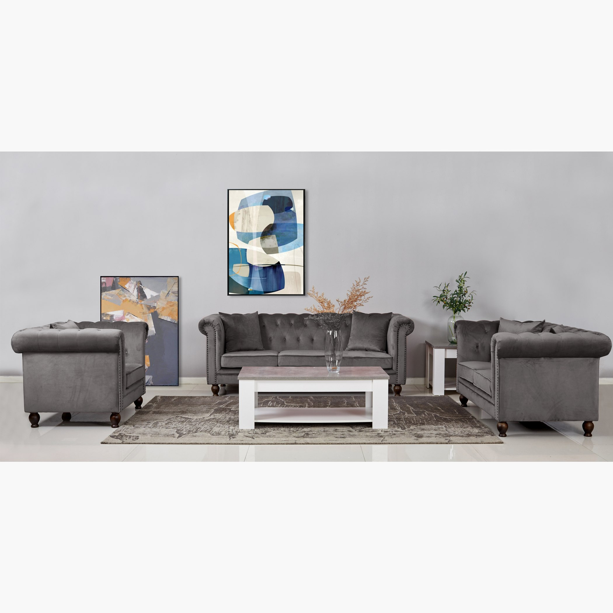 كنبة مخمليّة معنقدة مقعدين مع 3 وسائد من صوفيا-hbxlivingroom-sofasandarmchairs-sofas-image-6