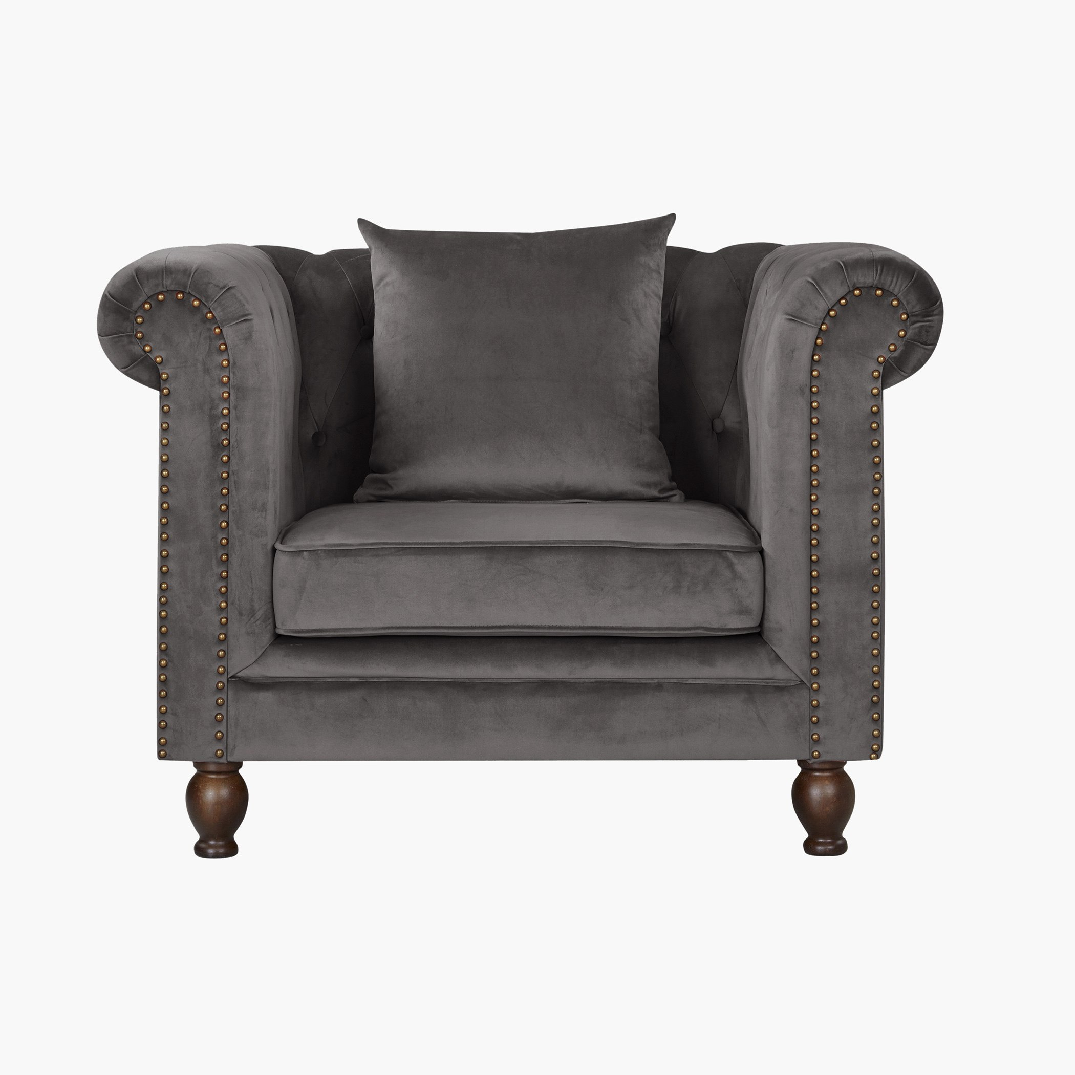 كنبة معنقدة مخمليّة مقعد واحد مع وسادة من صوفيا-hbxlivingroom-sofasandarmchairs-sofas-image-1