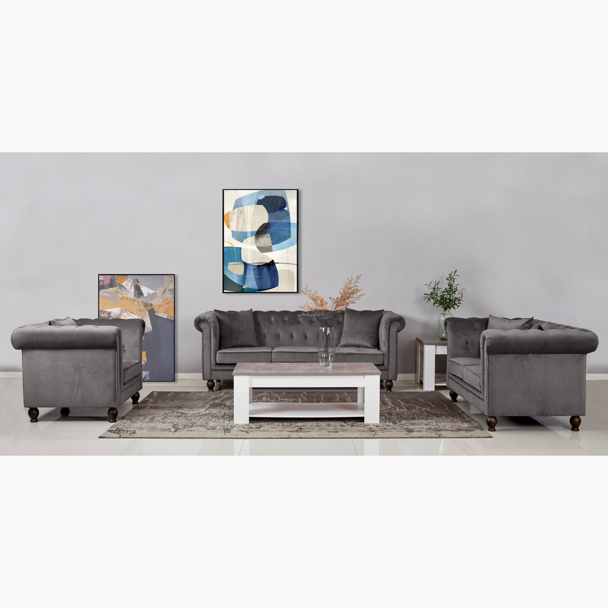 كنبة معنقدة مخمليّة مقعد واحد مع وسادة من صوفيا-hbxlivingroom-sofasandarmchairs-sofas-image-6