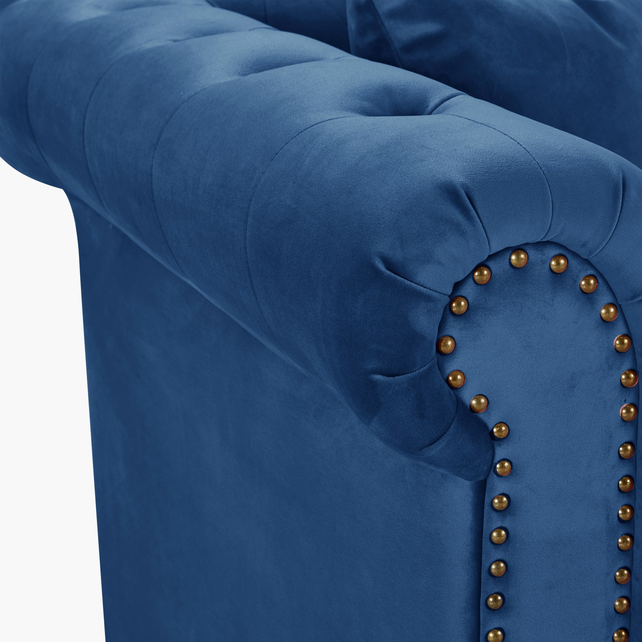 كنبة معنقدة مخمليّة 3 مقاعد مع وسادتين من صوفيا-hbxlivingroom-sofasandarmchairs-sofas-image-3