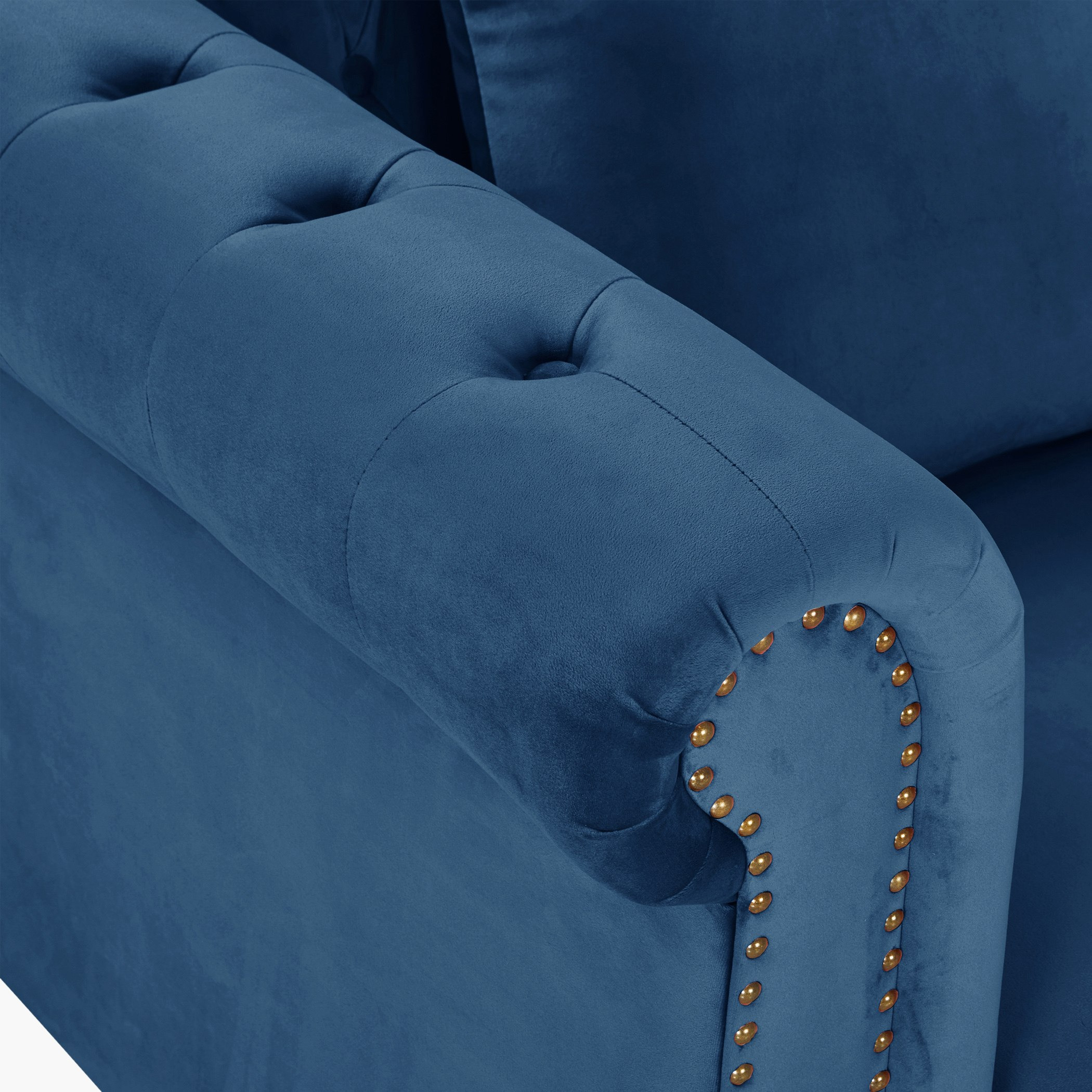 كنبة معنقدة مخمليّة مقعد واحد مع وسادة من صوفيا-hbxlivingroom-sofasandarmchairs-sofas-image-3
