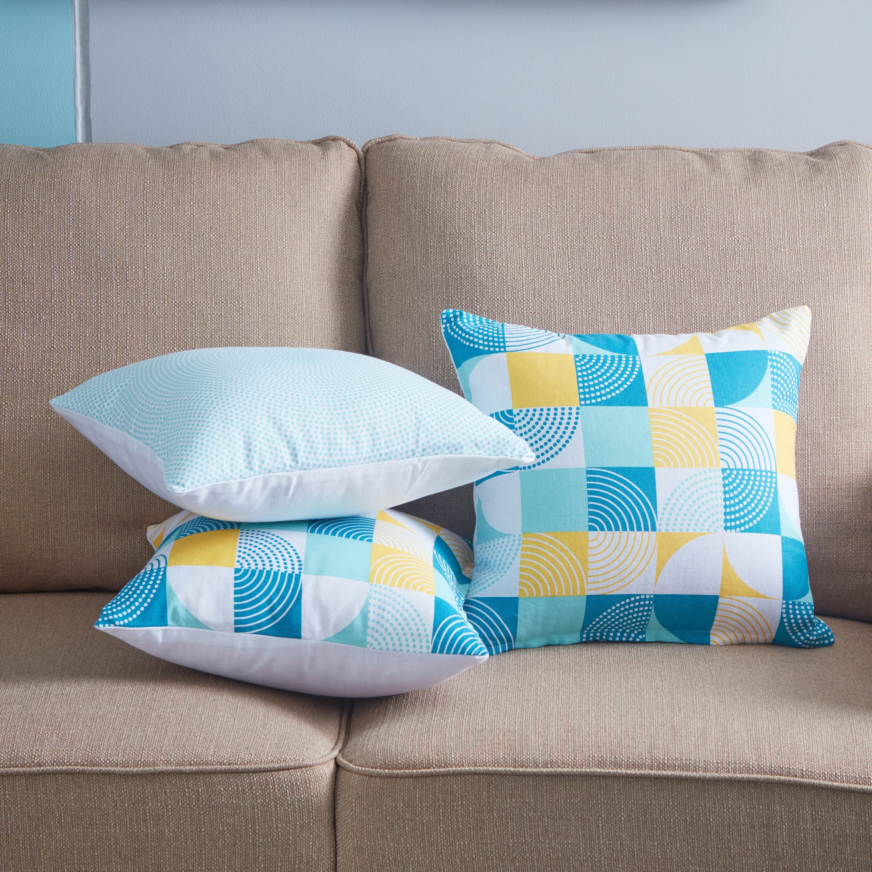 طقم غطاء وسادة قطن بطبعات 3 قطع من فريدا - 40x40 سم-hbxhomeware-cushionsandcovers-cushioncovers-image-1
