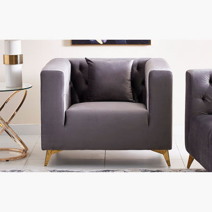 Naples 1-Seater Sofa with Cushion-Armchairs-image-0