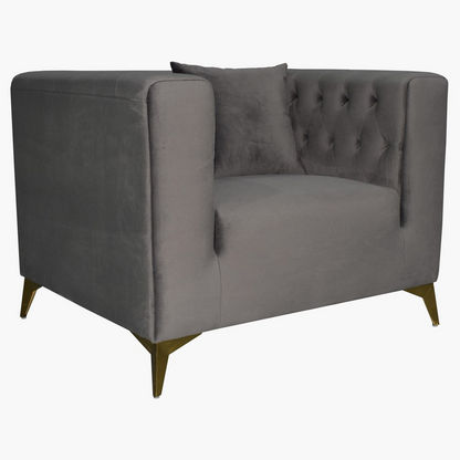 Naples 1-Seater Sofa with Cushion-Armchairs-image-1