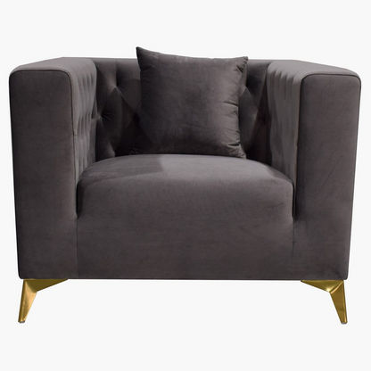 Naples 1-Seater Sofa with Cushion-Armchairs-image-2