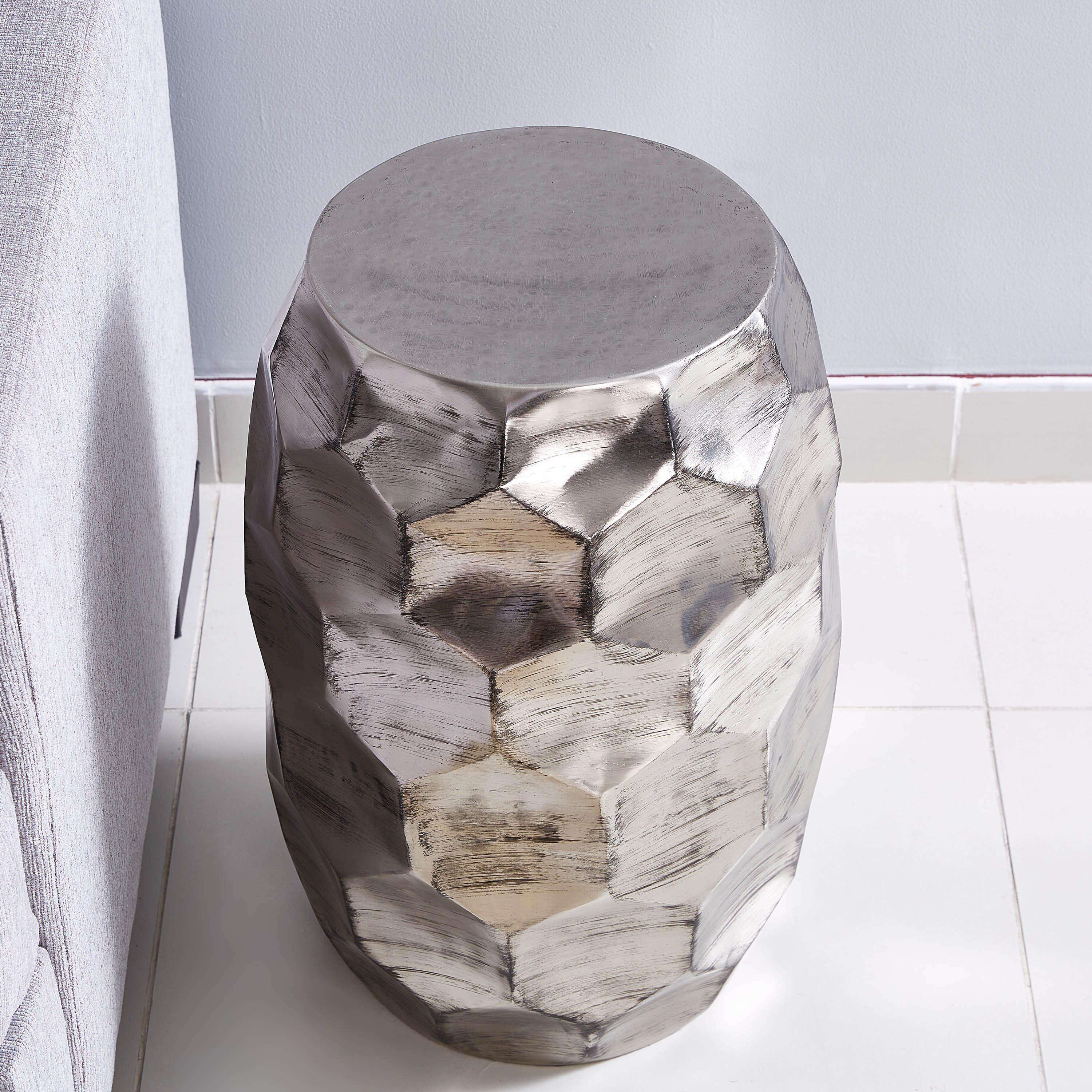 Marriot Honeycomb Textured Acent Table-hbxfurniture-livingroom-endtables-image-3