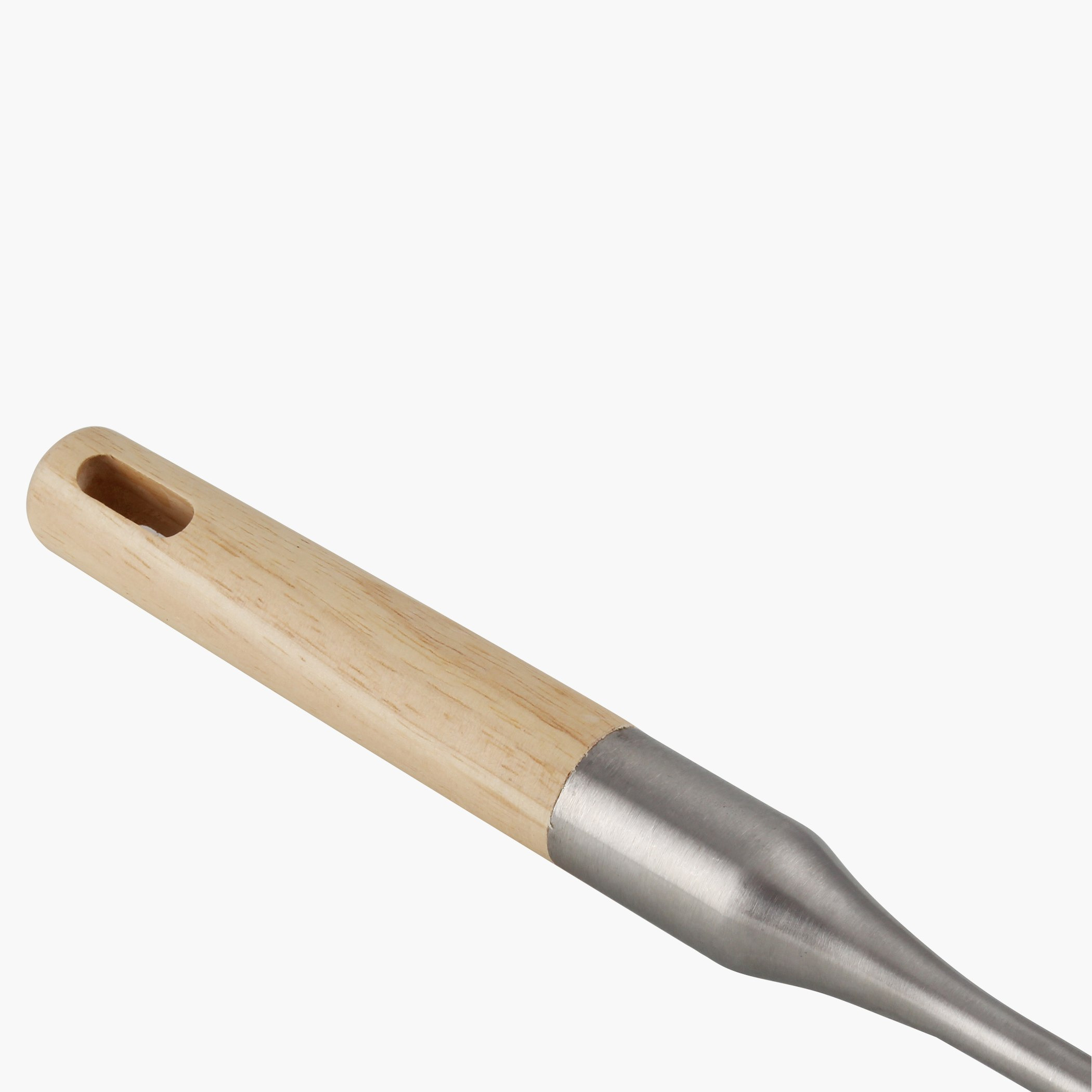 مغرفة مقعرة ستانلس ستيل بمقبض خشب-hbxhomeware-hbxkitchen-image-4