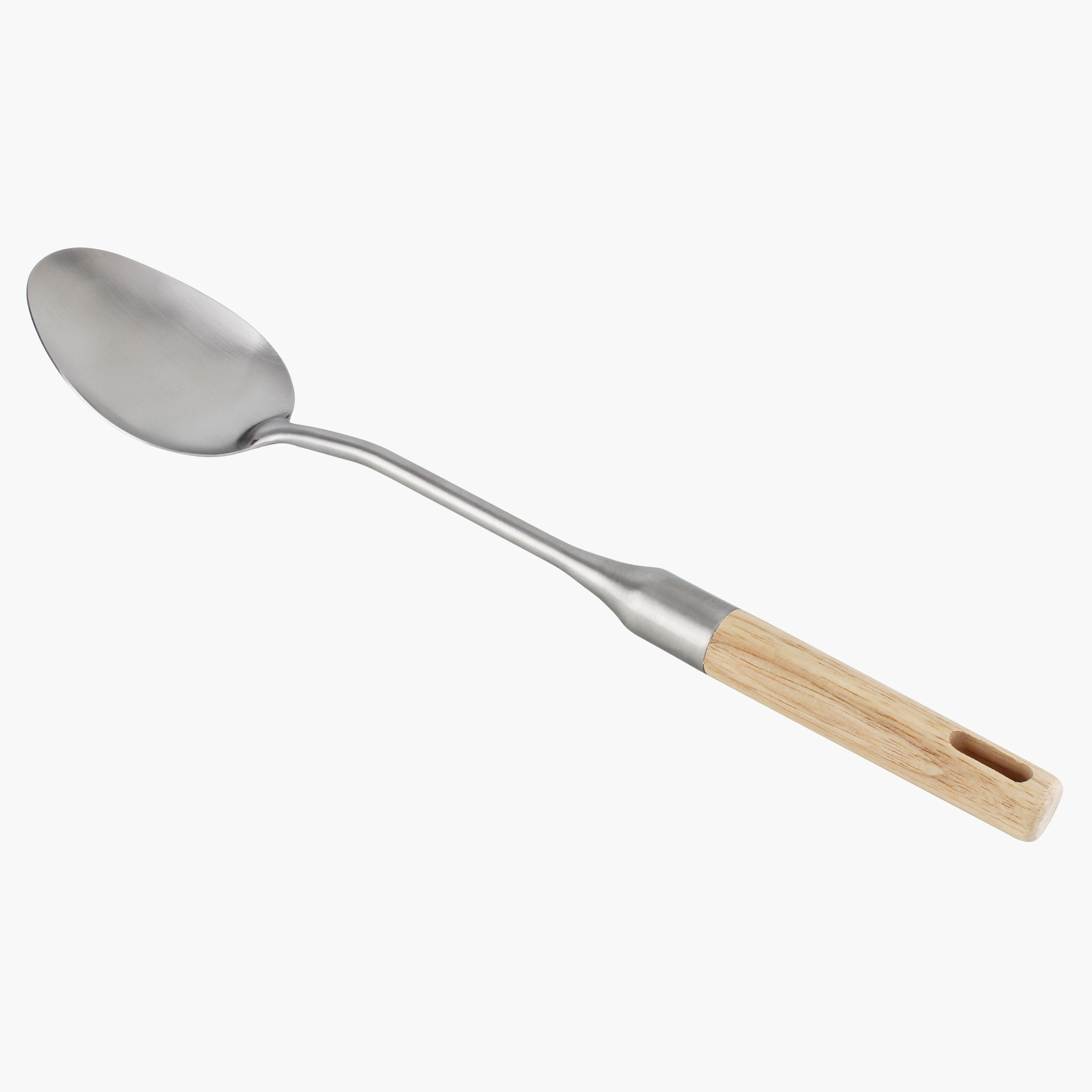 مغرفة ستانلس ستيل بمقبض خشب-hbxhomeware-hbxkitchen-image-1