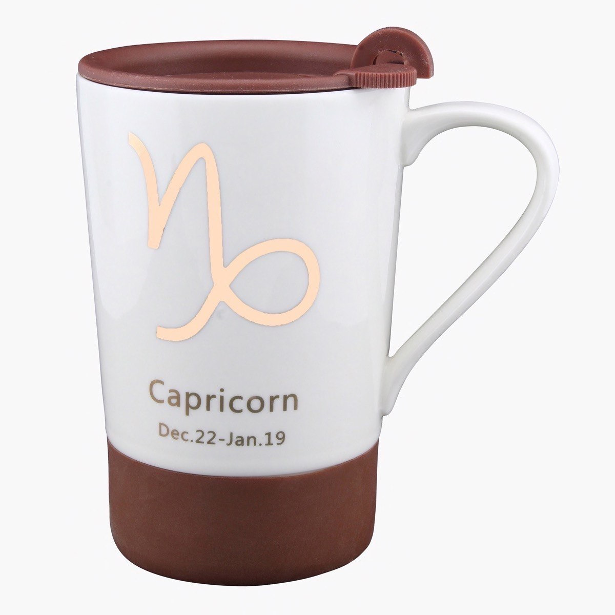 Feast Zodiac Sign Capricon Everyday Mug with Lid-hbxdecorandfurnishings-tabletop-crockery-image-2