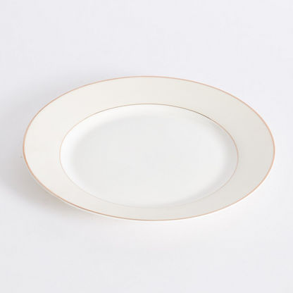 Feast Platinum Porcelain Side Plate - 20 cm