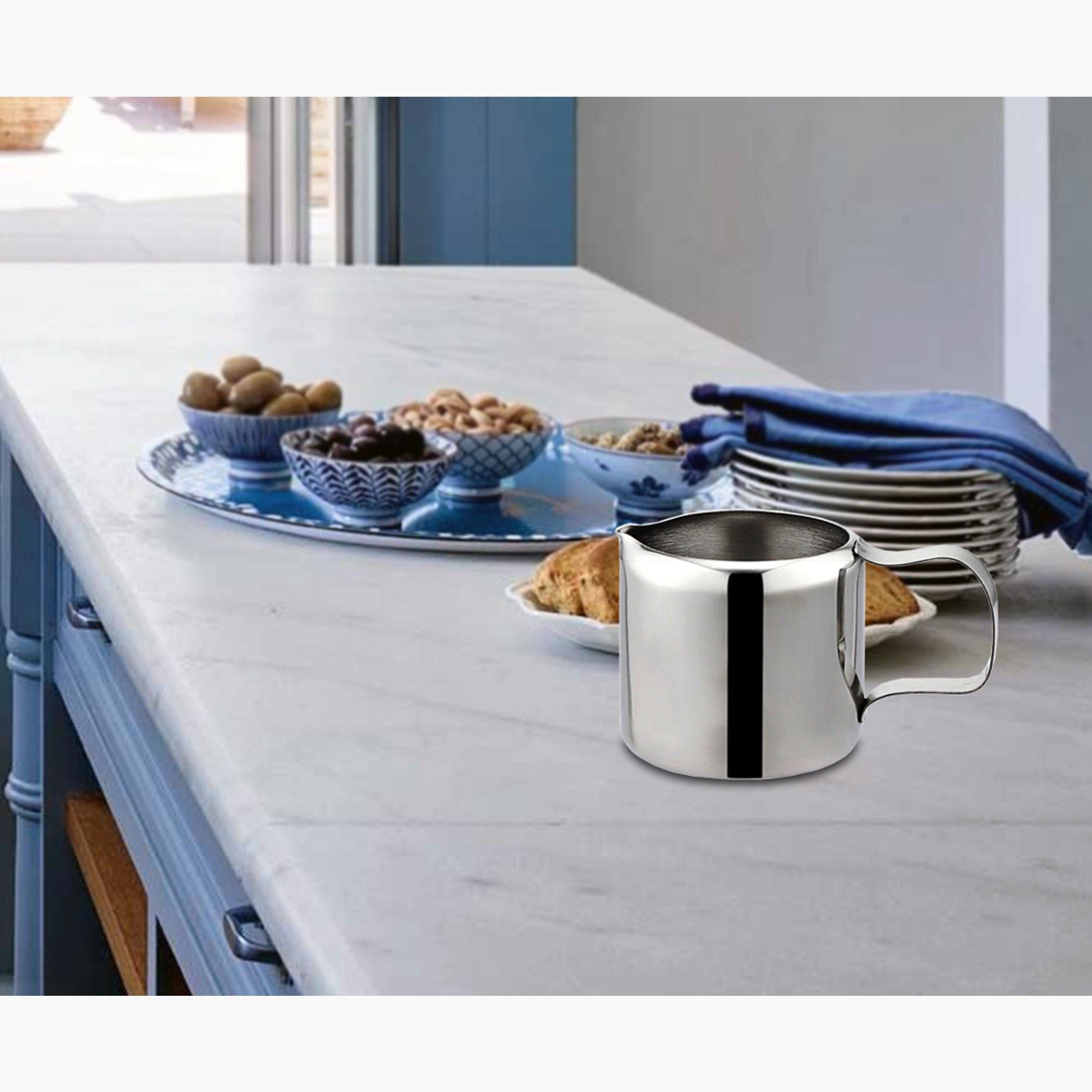 Sunnex Stainless Steel Milk Jug - 0.14 L-hbxhomeware-diningandtabletop-coffeeandteasets-image-2