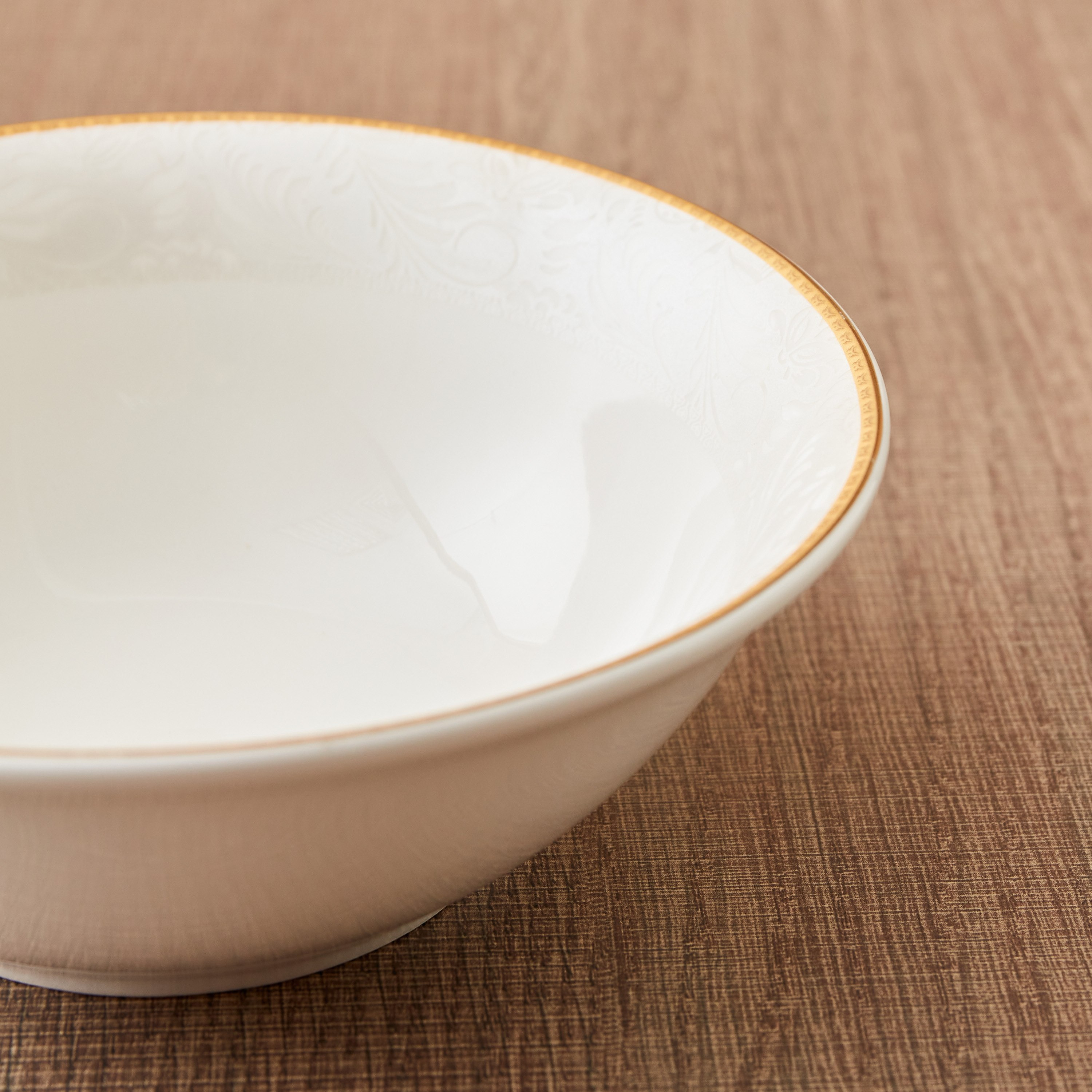 Feast Gold Line Porcelain Bowl - 20 cm-hbxdecorandfurnishings-tabletop-crockery-image-3