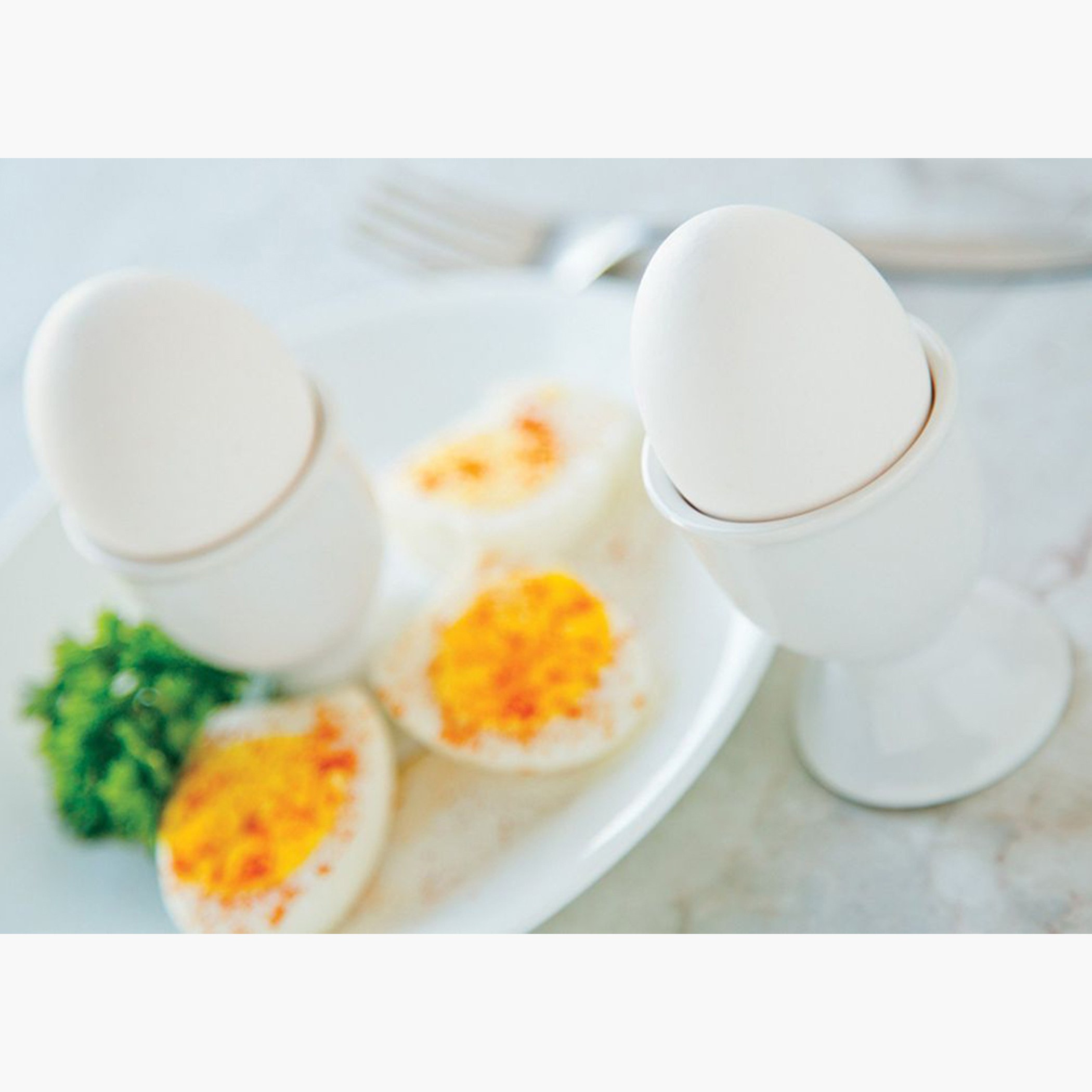 صحن تقديم بيض بورسلين من كاسا - 7x5 سم -hbxdecorandfurnishings-tabletop-crockery-image-2