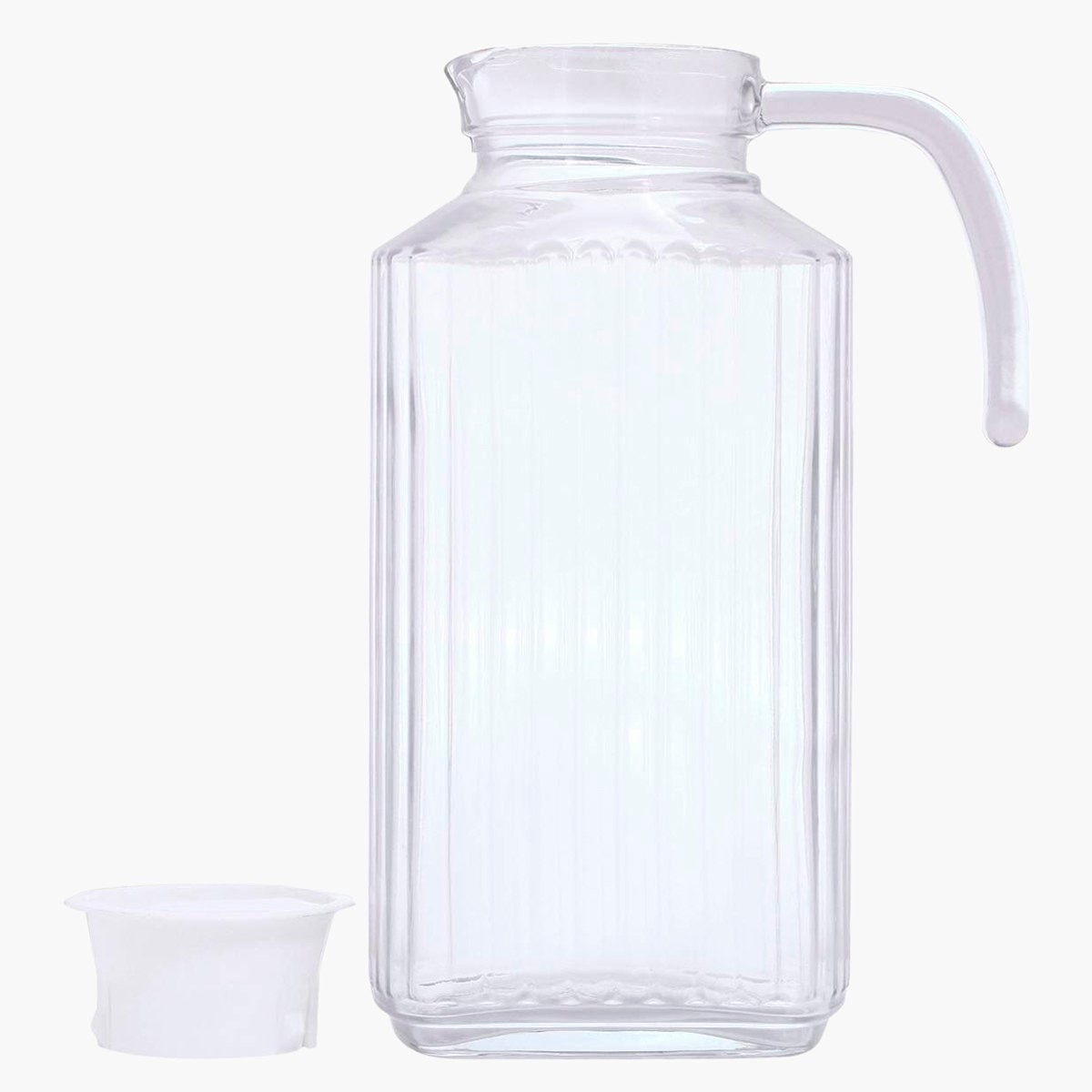 إبريق ماء زجاجي - 1 لتر-hbxhomeware-diningandtabletop-jugs-image-1