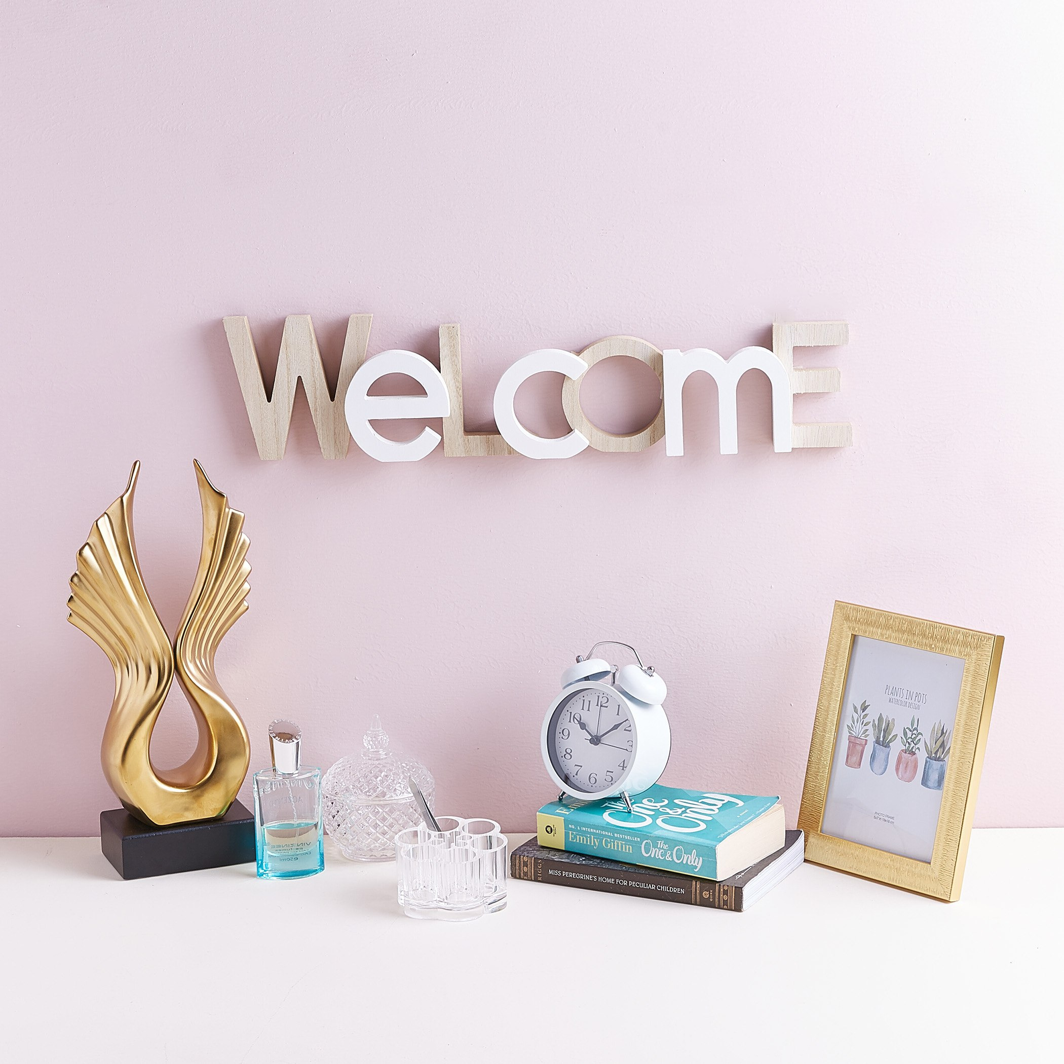 منظم أحمر شفاه 6 فتحات من الأكريليك من هوم-hbxbedroom-bedroomaccessories-jewelleryboxesandholders-image-3