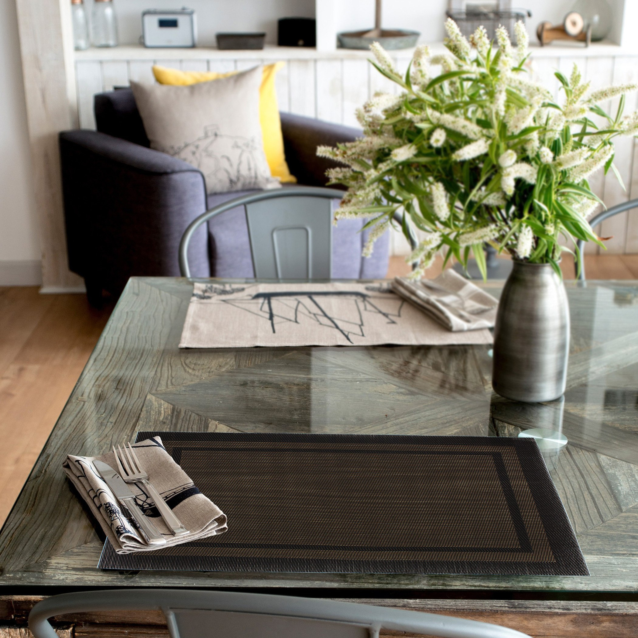 لبادة صحون بارزة الملمس من البوليستر-hbxdecorandfurnishings-homefurnishings-tablelinens-image-2