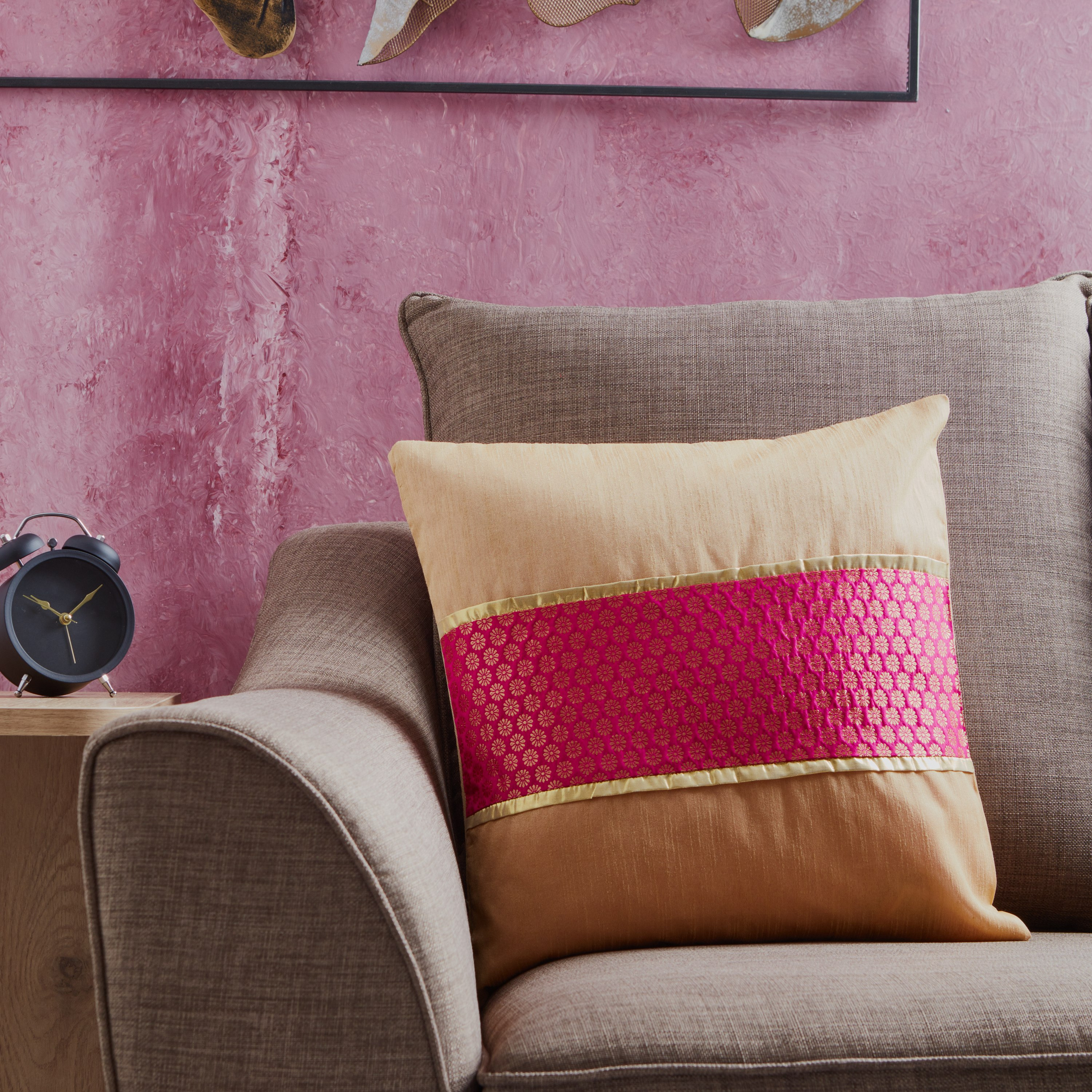 غطاء وسادة برقعات جاكار - 40×40 سم-hbxhomeware-cushionsandcovers-cushioncovers-image-1