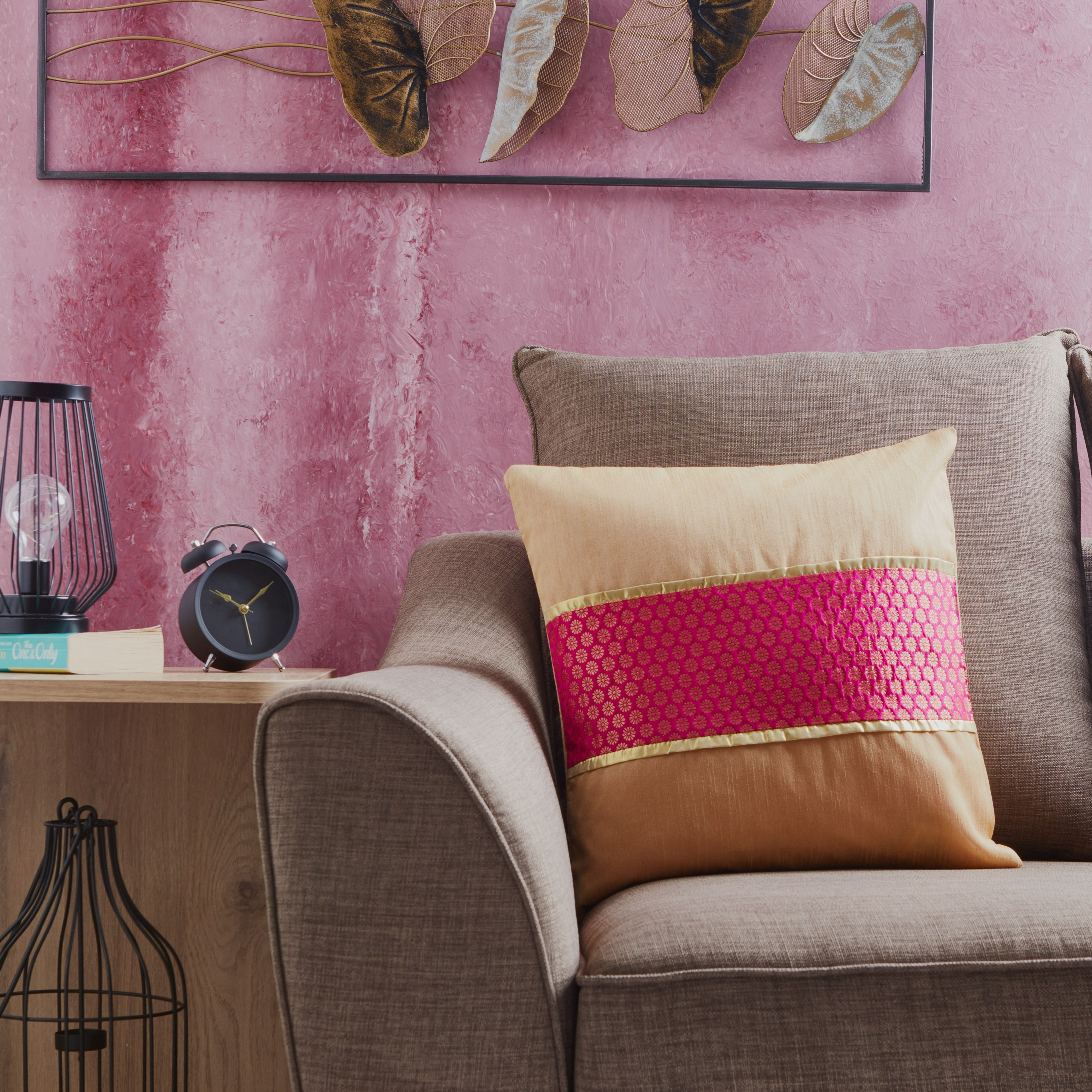 غطاء وسادة برقعات جاكار - 40×40 سم-hbxhomeware-cushionsandcovers-cushioncovers-image-3