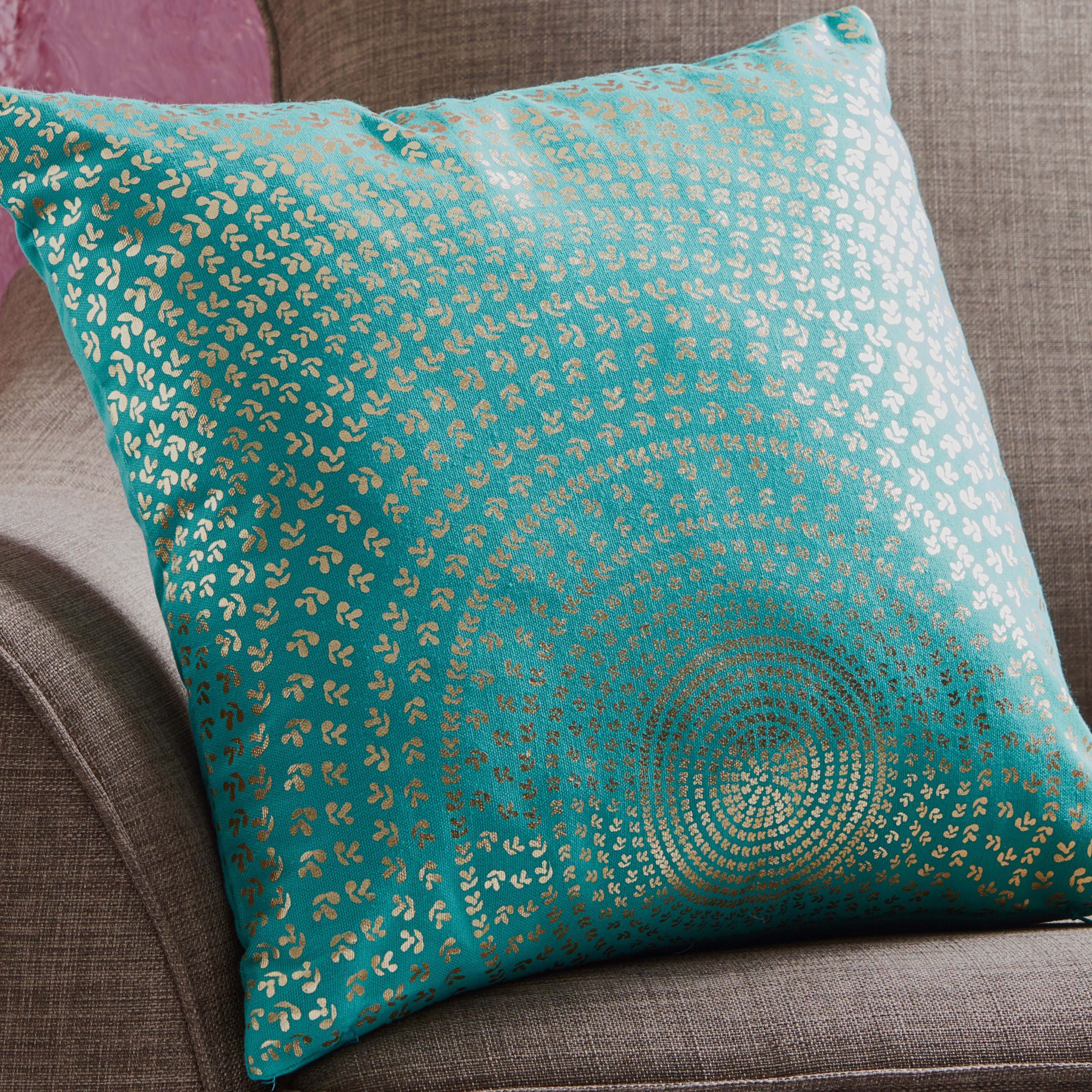 غطاء وسادة قطني بطبعات رقائق معدنية من فيونا - 40x40 سم-hbxhomeware-cushionsandcovers-cushioncovers-image-2