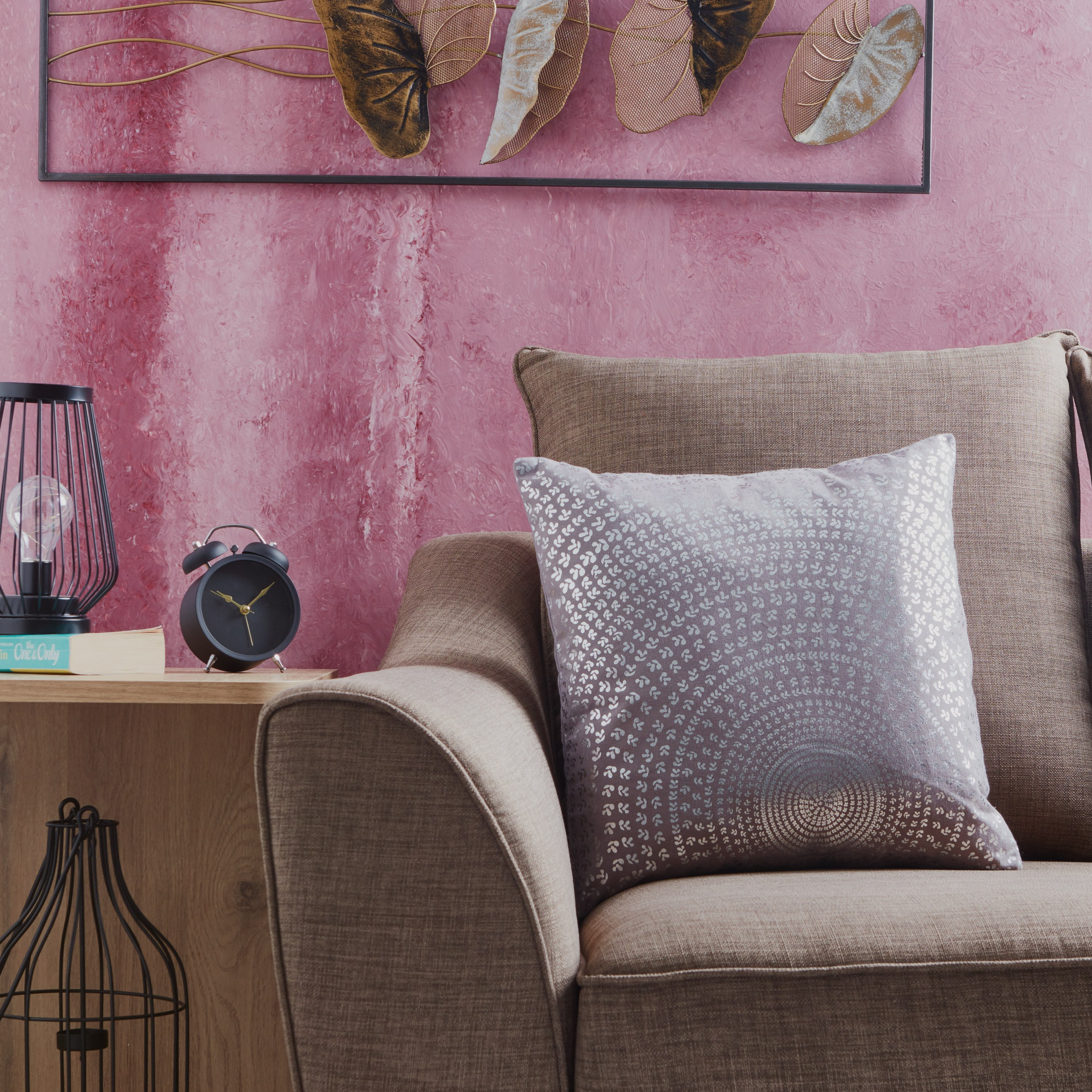 Foil Print Cotton Cushion Cover - 40x40 cm-PROMO_HB_AE_B1G1_250925-image-3