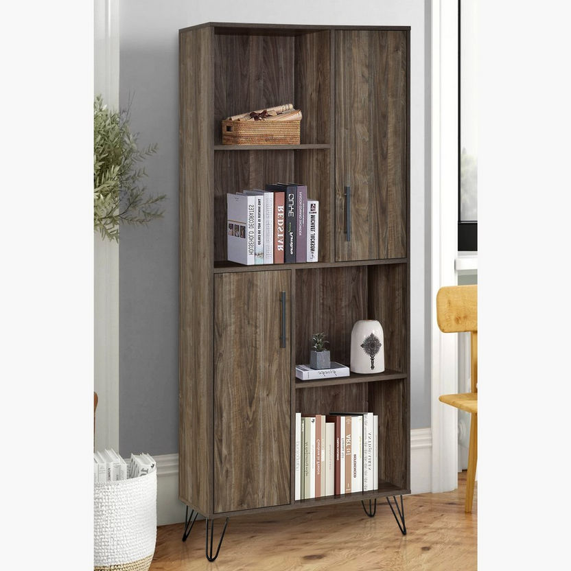 Miro Large Bookcase with 8 Shelves-Book Cases-image-0