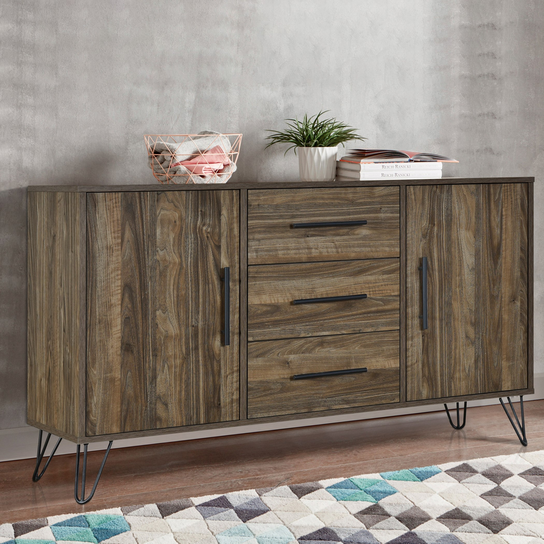 وحدة تخزين ببابين و3 أدراج من ميرو-hbxfurniture-diningroom-buffetsandsideboards-image-1