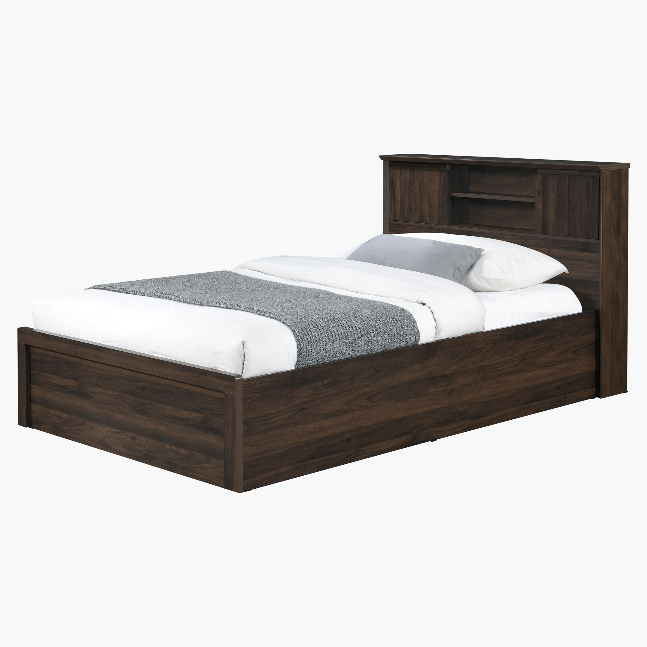 سرير توين بلوح رأسي بمساحة تخزين - ميرو من موڤو - 120x200 سم-hbxbedroom-bedsandbedsets-beds-twin-image-1