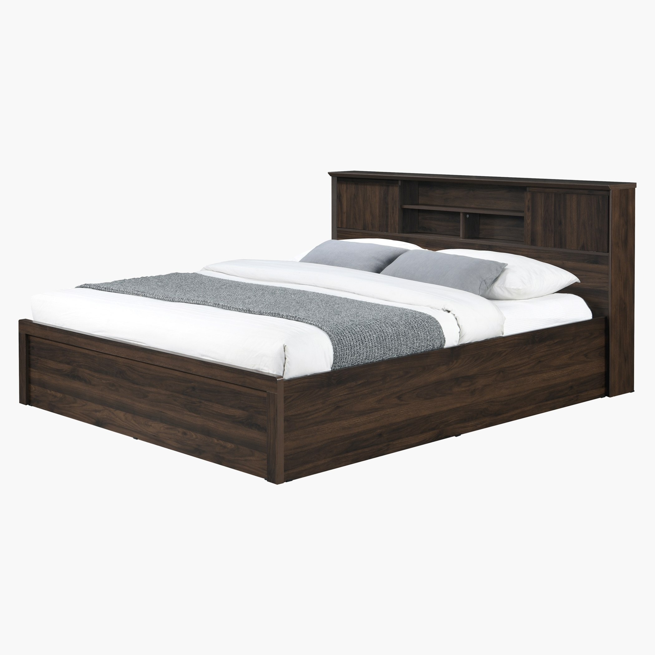 سرير كينج بلوح رأسي بمساحة تخزين - ميرو من موڤو - 180x200  سم-hbxfurniture-bedsandbedsets-beds-king-image-1