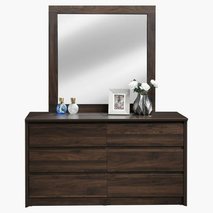 Miro Mirror without 6-Drawer Master Dresser