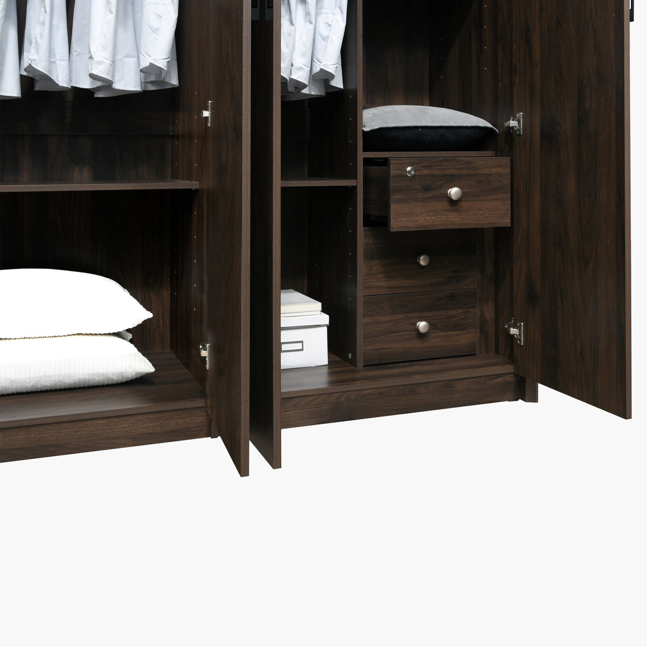 خزانة ملابس 6 أبواب مع 2 مرآة - ميرو من موڤو -hbxfurniture-wardrobes-image-4
