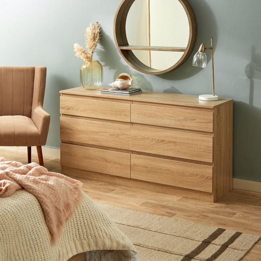 Kulltorp 6-Drawer Double Dresser without Mirror-Dressers and Mirrors-image-7