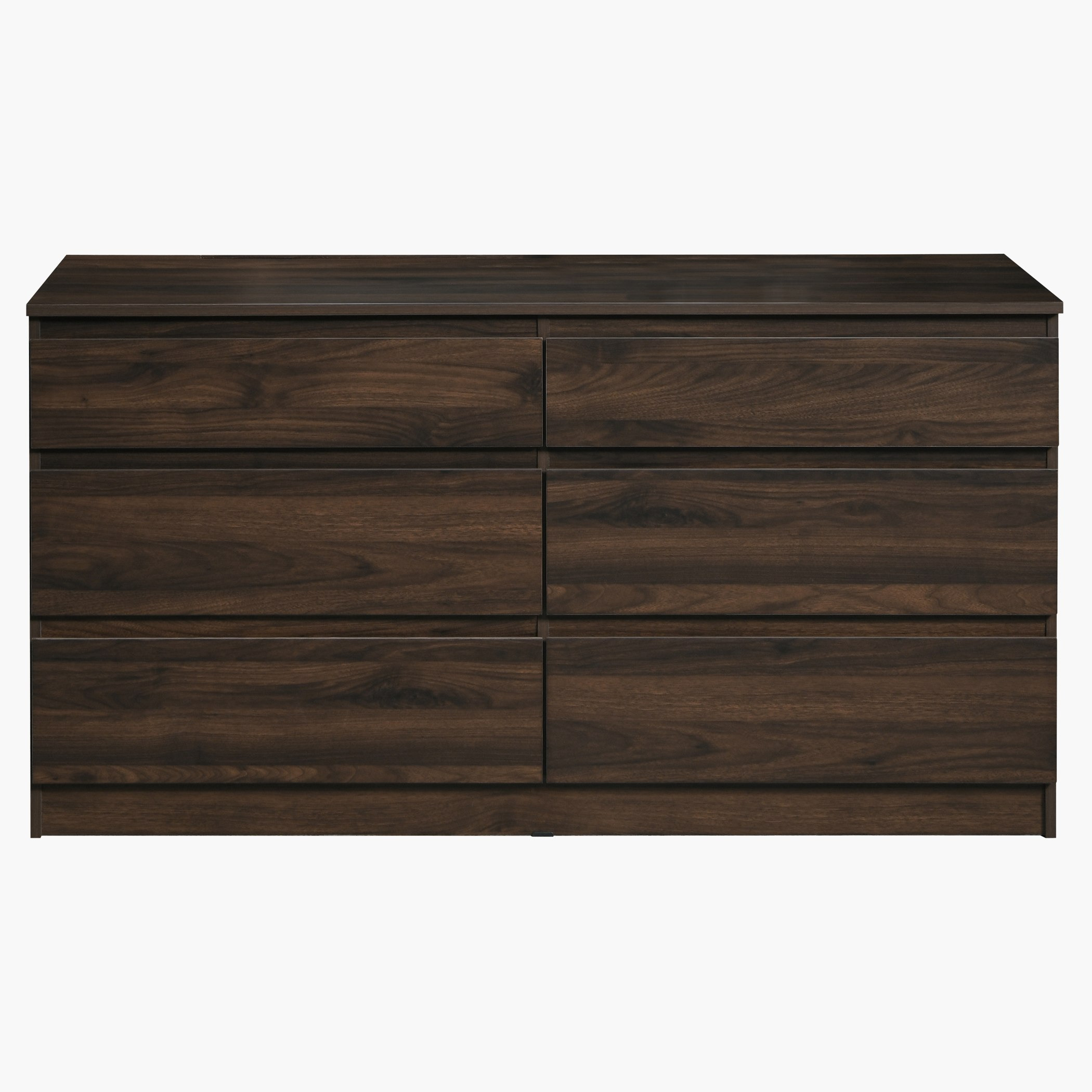 طاولة تزيين مزدوجة 6 أدراج دون مرآة من كولتورب-hbxfurniture-bedroom-dressersandmirrors-image-1
