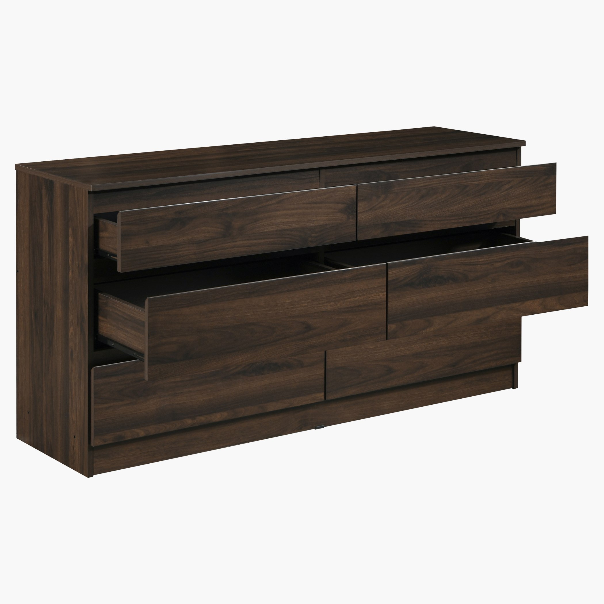 طاولة تزيين مزدوجة 6 أدراج دون مرآة من كولتورب-hbxfurniture-bedroom-dressersandmirrors-image-2