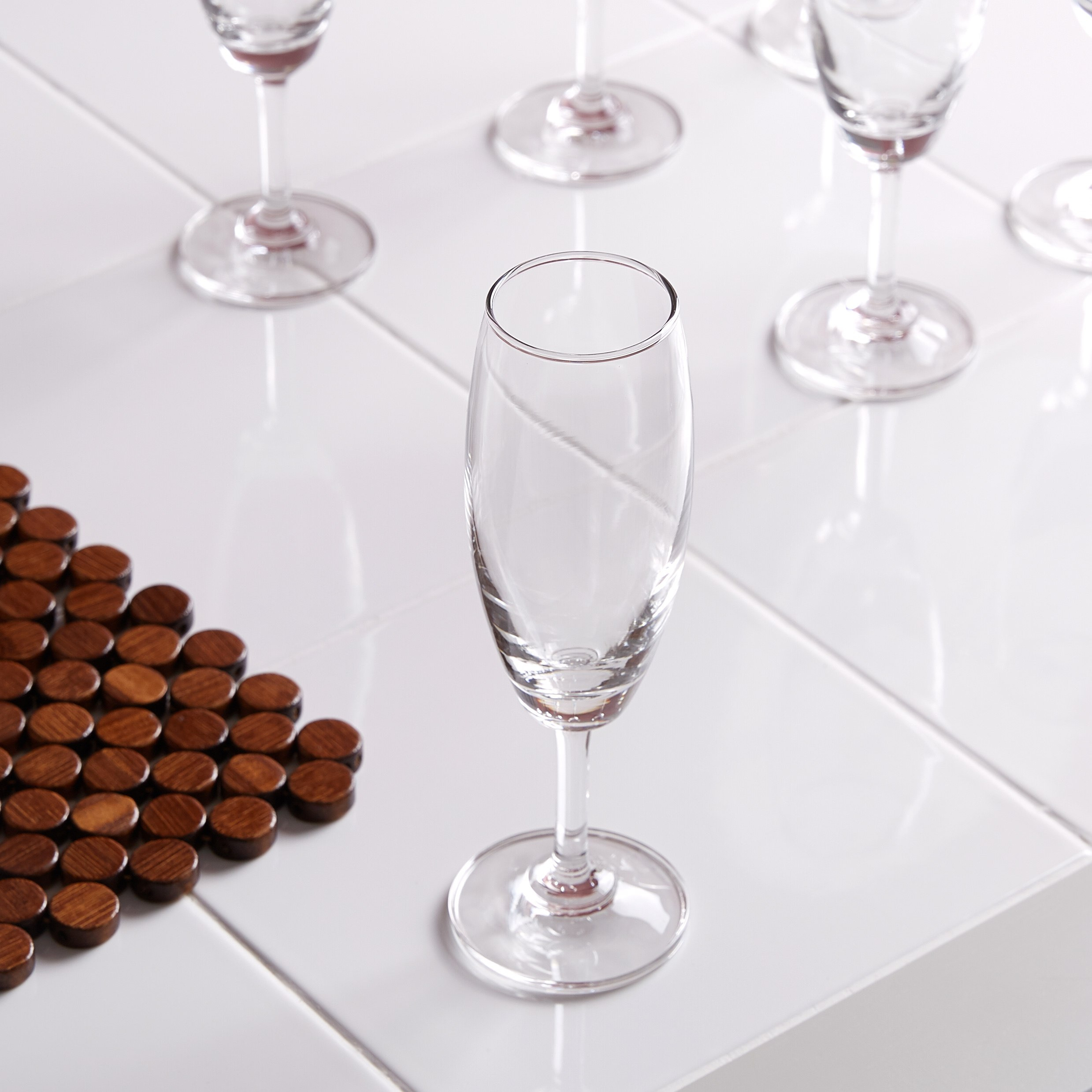 Classic Flute Champagne Glass - Set of 6-hbxhomeware-hbxkitchen-image-2