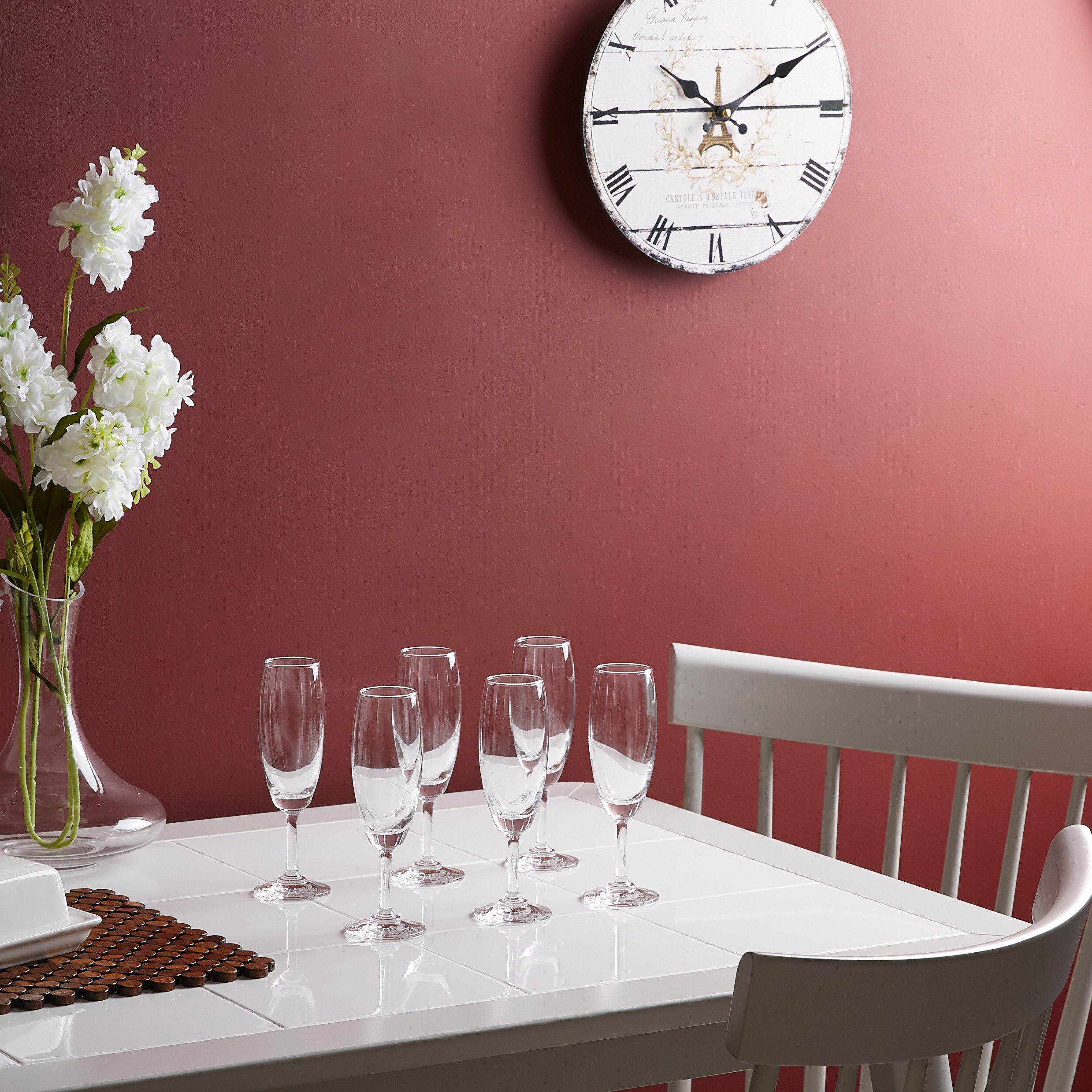Classic Flute Champagne Glass - Set of 6-hbxhomeware-hbxkitchen-image-3