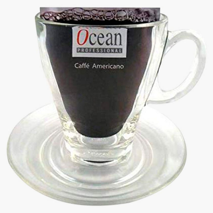 Ocean Americano Glass Mug - Set of 6-Coffee and Tea Sets-image-2